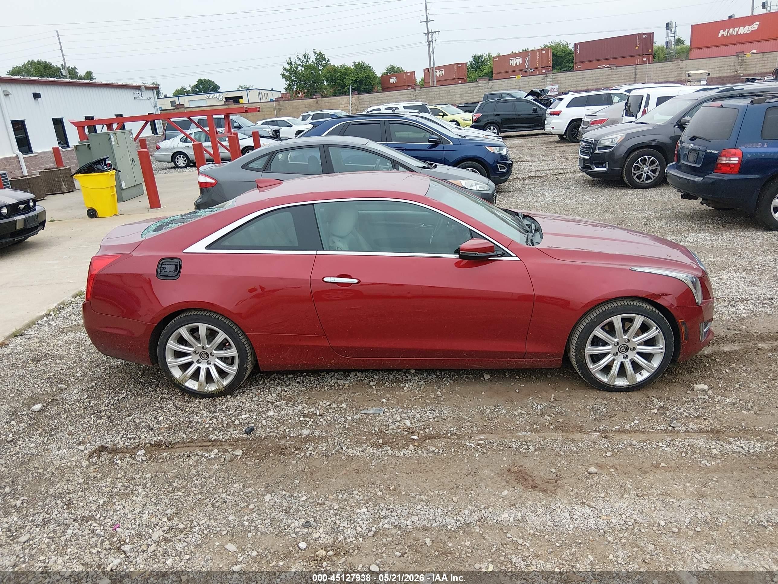 2015 Cadillac Ats Luxury Red vin: 1G6AB1R36F0110435