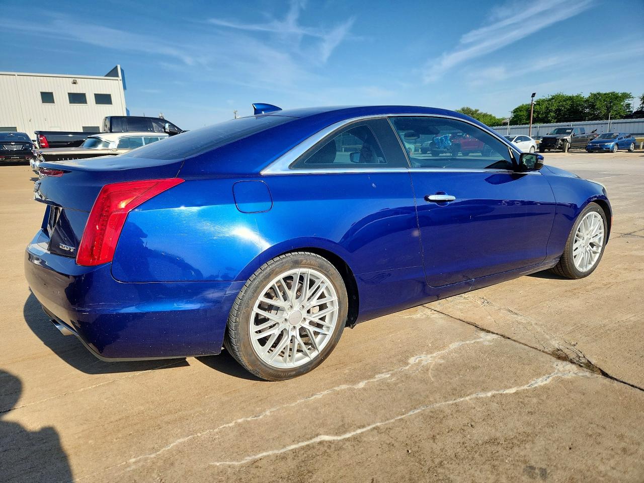 2015 Cadillac Ats Luxury Blue vin: 1G6AB1RX0F0115908