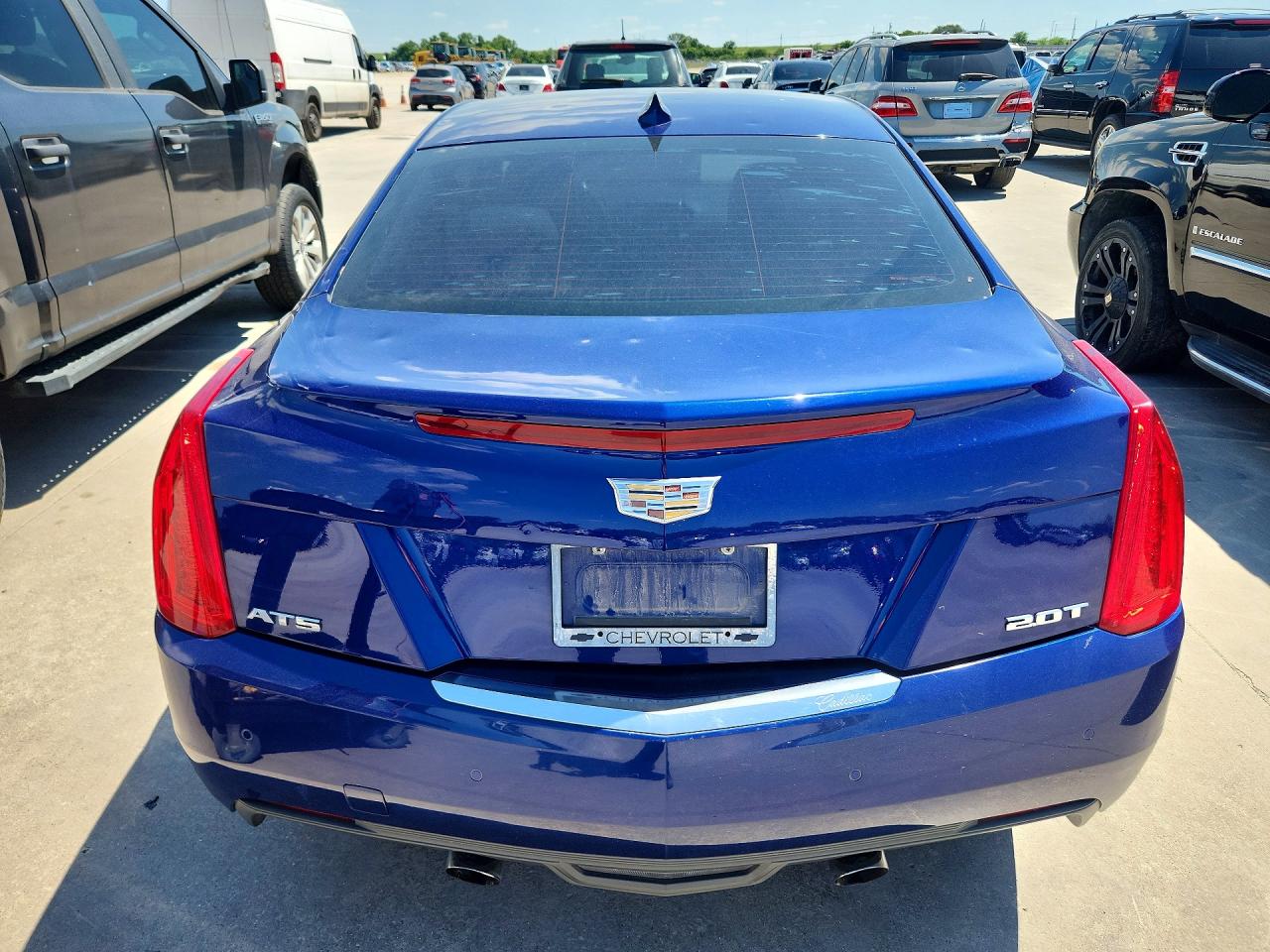 2015 Cadillac Ats Luxury Blue vin: 1G6AB1RX0F0115908