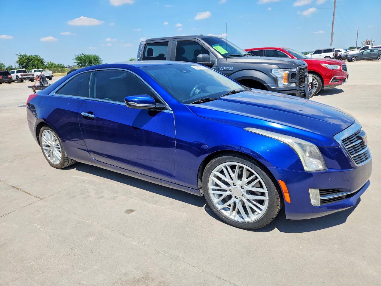 2015 Cadillac Ats Luxury Blue vin: 1G6AB1RX0F0115908