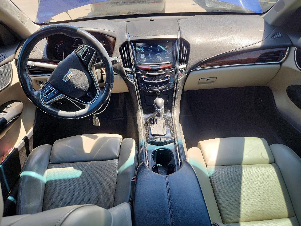 2015 Cadillac Ats Luxury Blue vin: 1G6AB1RX0F0115908