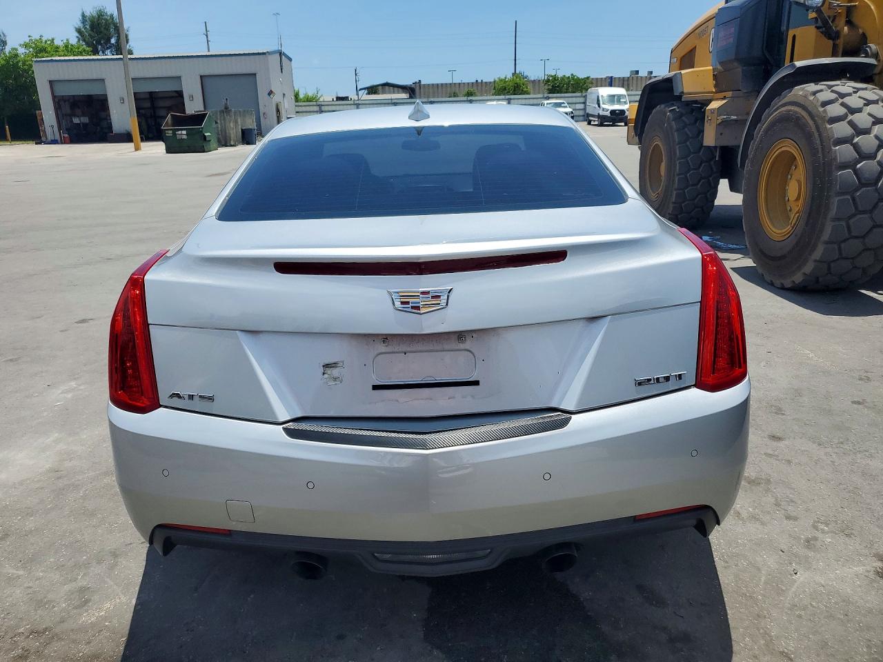 2015 Cadillac Ats Luxury Silver vin: 1G6AB1RX1F0119417