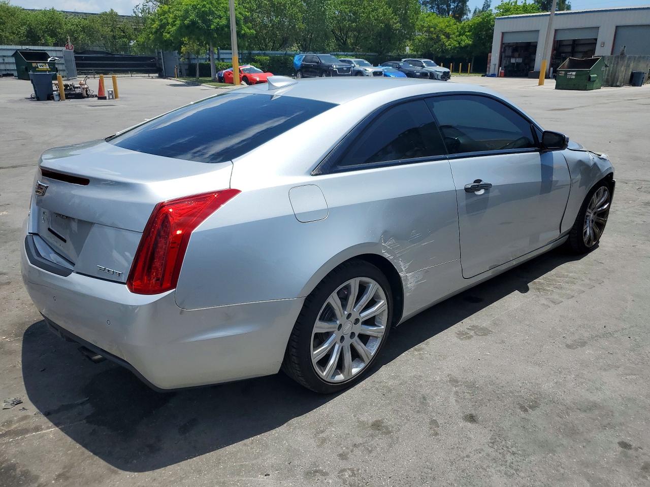 2015 Cadillac Ats Luxury Silver vin: 1G6AB1RX1F0119417