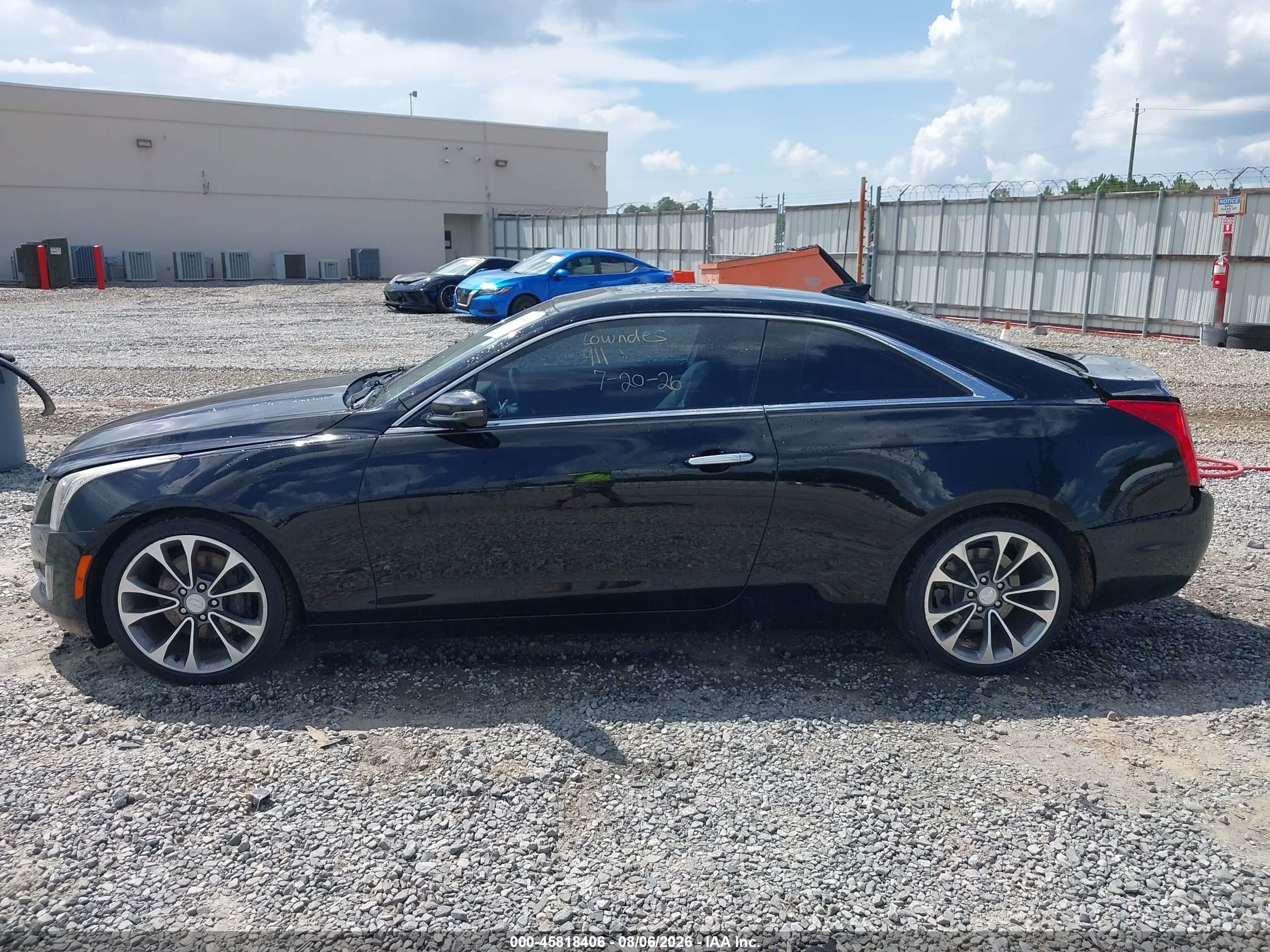 2015 Cadillac Ats Luxury Черный vin: 1G6AB1RX1F0126108