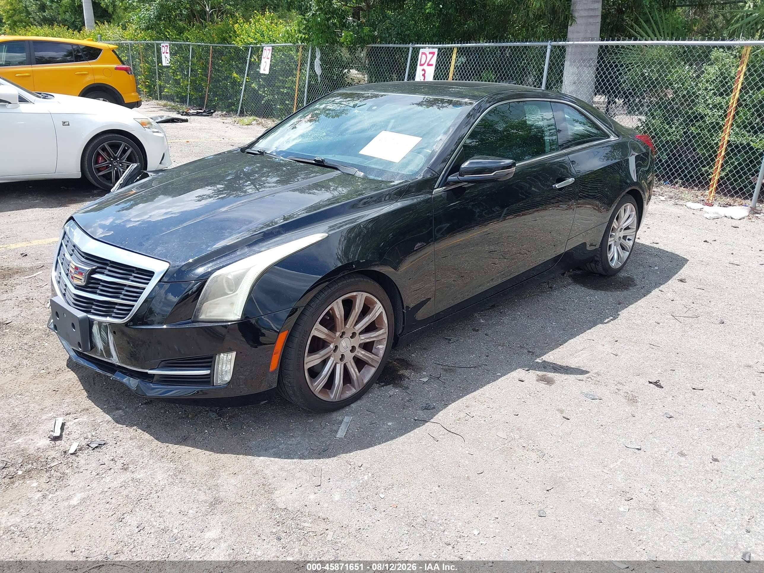 2015 Cadillac Ats Luxury Black vin: 1G6AB1RX3F0133156