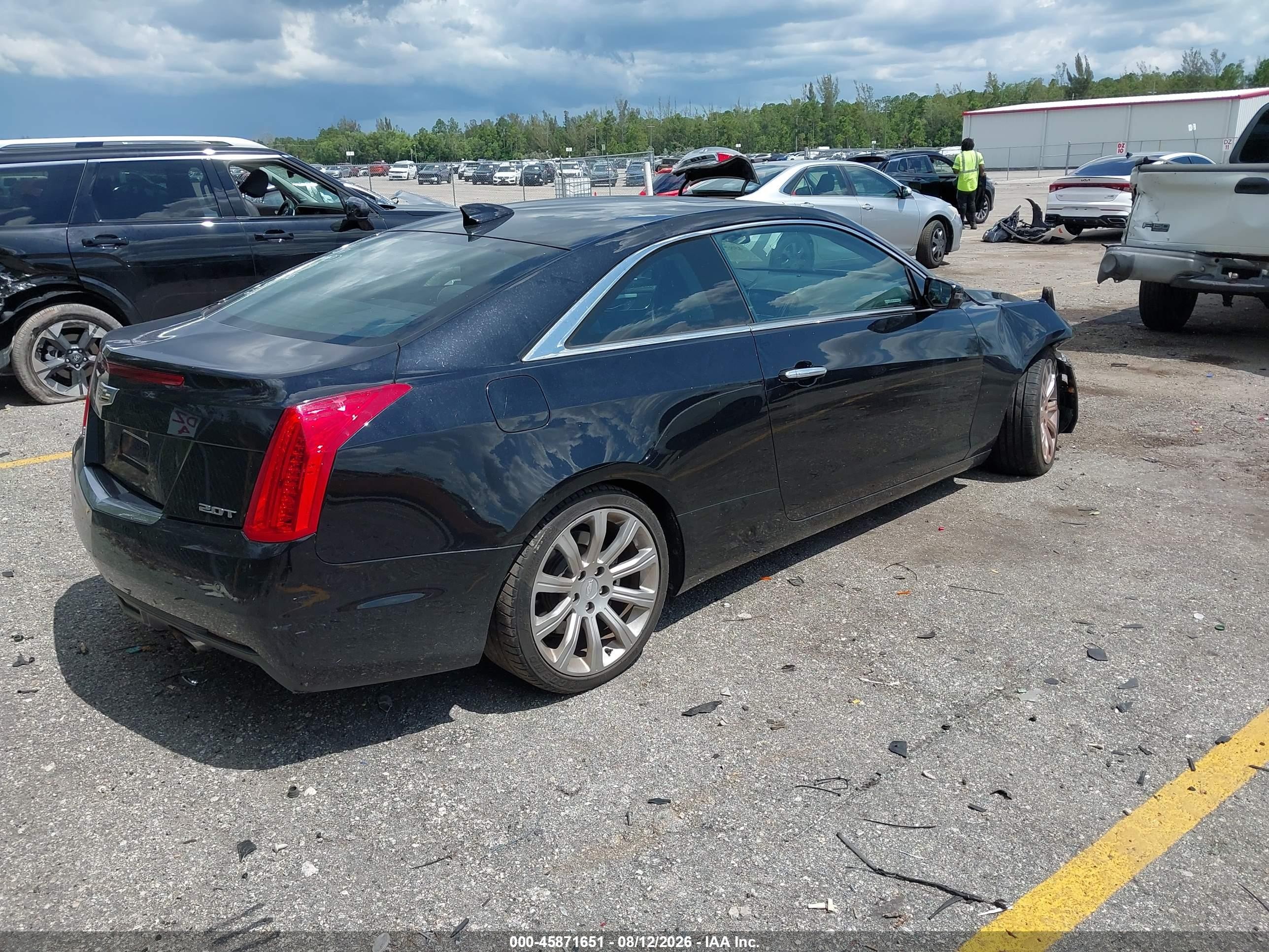 2015 Cadillac Ats Luxury Black vin: 1G6AB1RX3F0133156