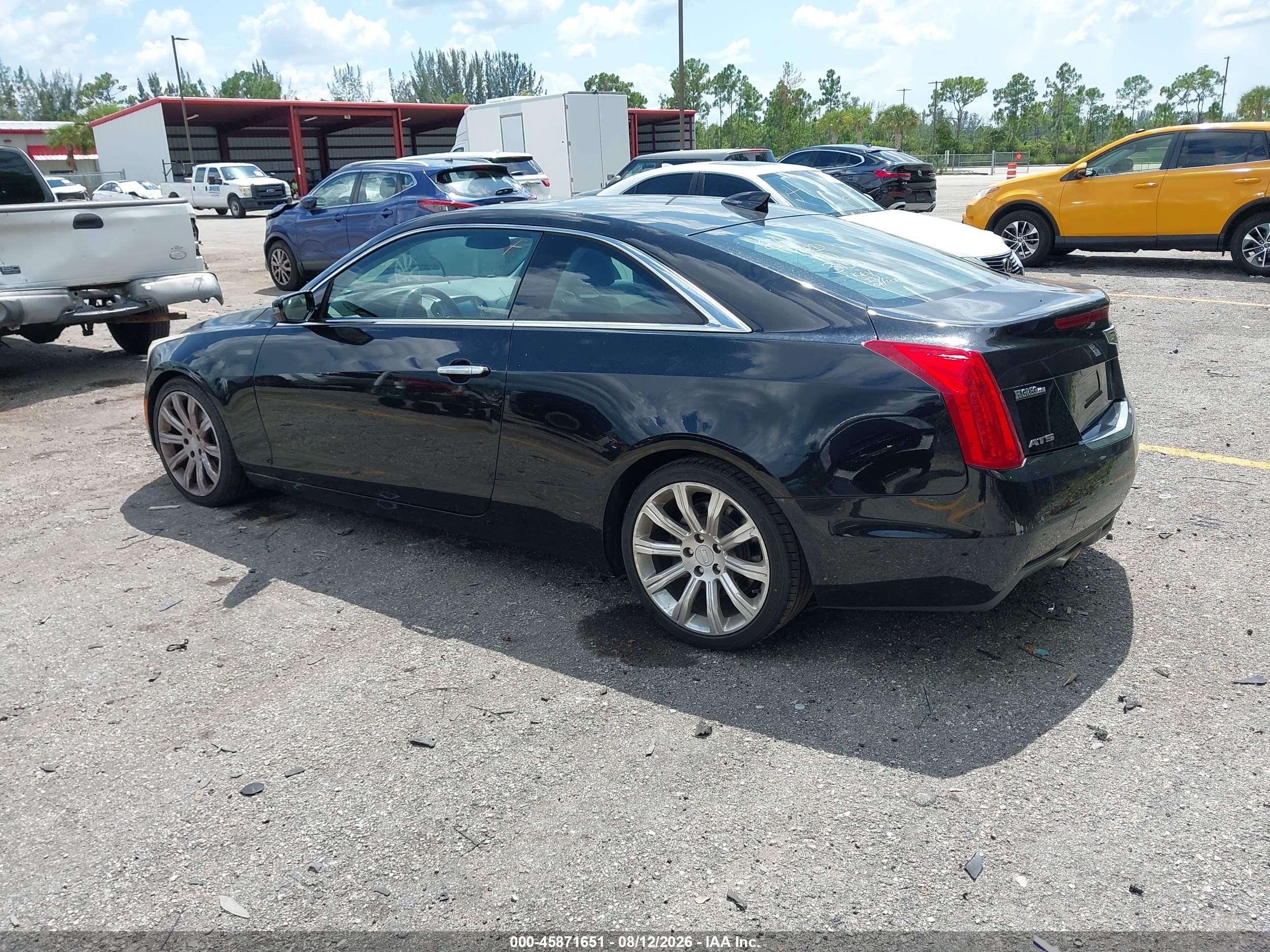 2015 Cadillac Ats Luxury Black vin: 1G6AB1RX3F0133156