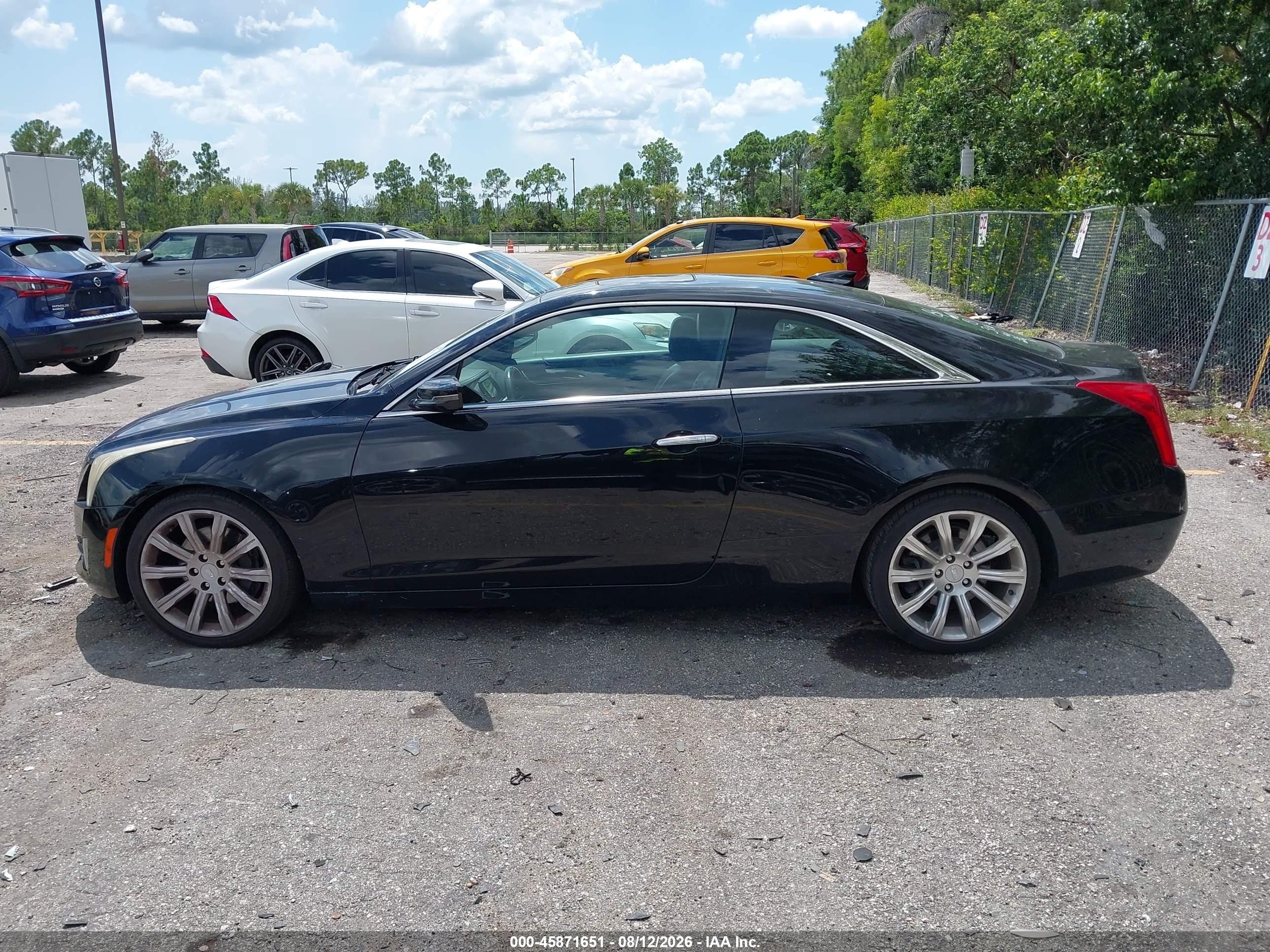2015 Cadillac Ats Luxury Black vin: 1G6AB1RX3F0133156