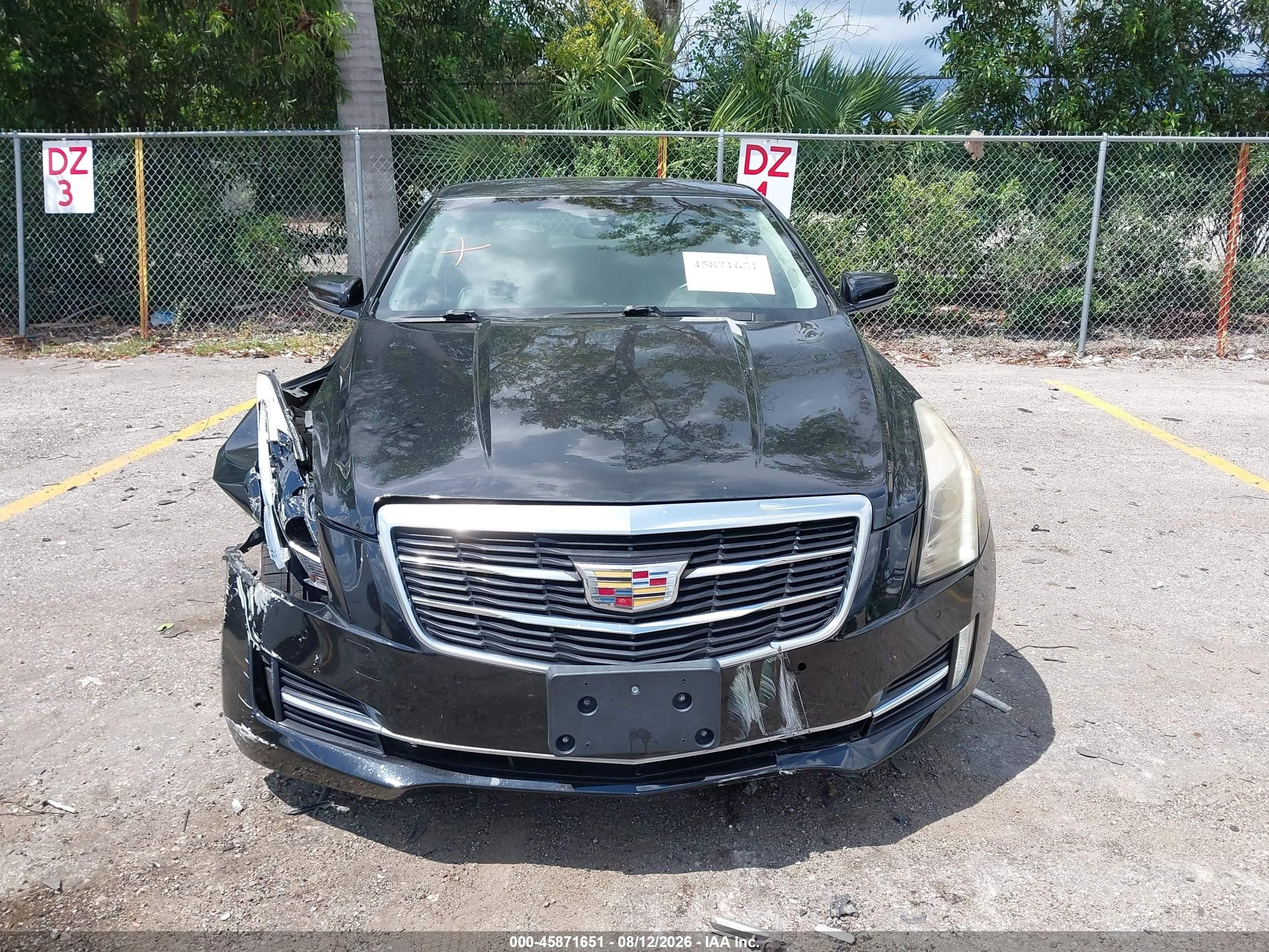 2015 Cadillac Ats Luxury Black vin: 1G6AB1RX3F0133156
