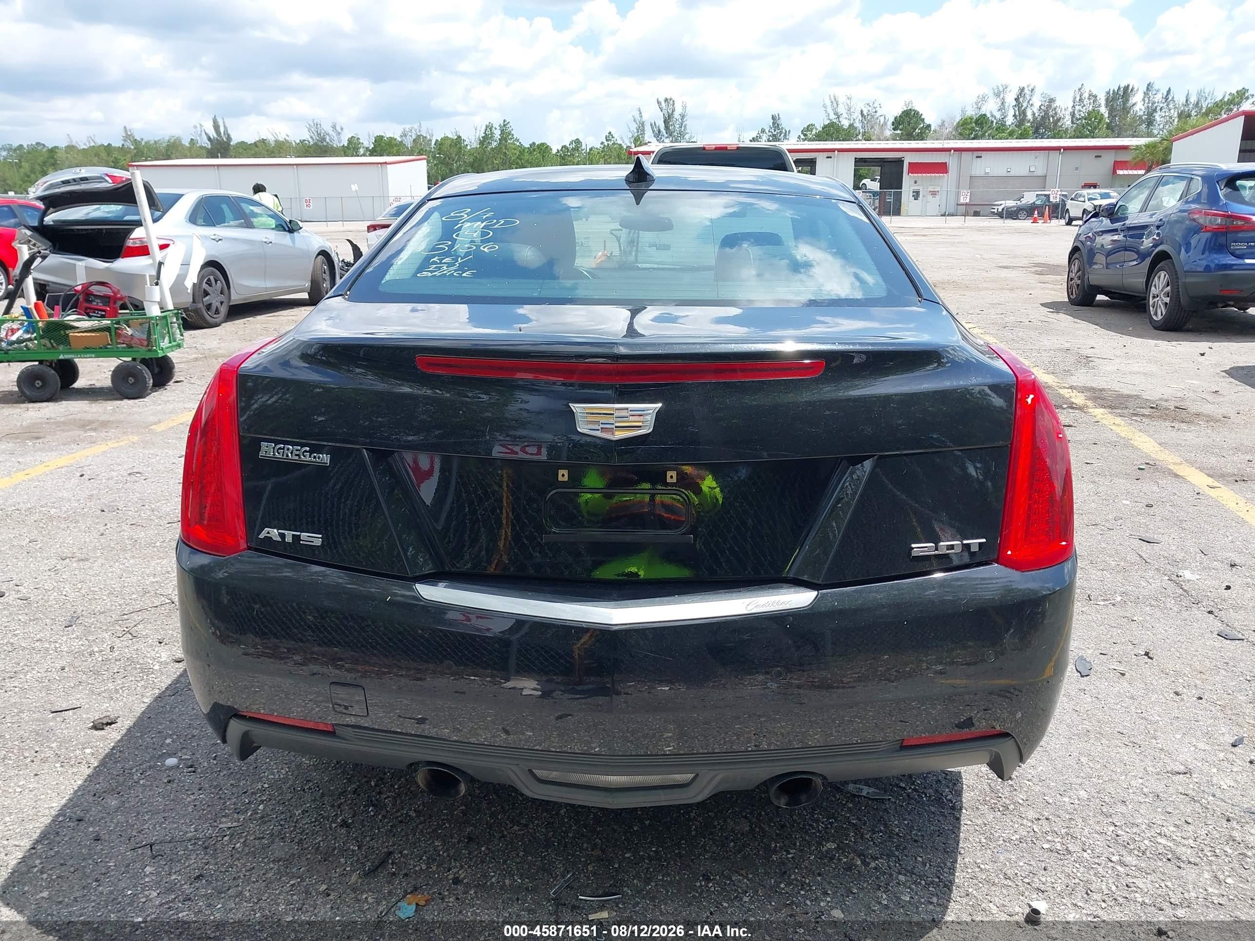 2015 Cadillac Ats Luxury Black vin: 1G6AB1RX3F0133156