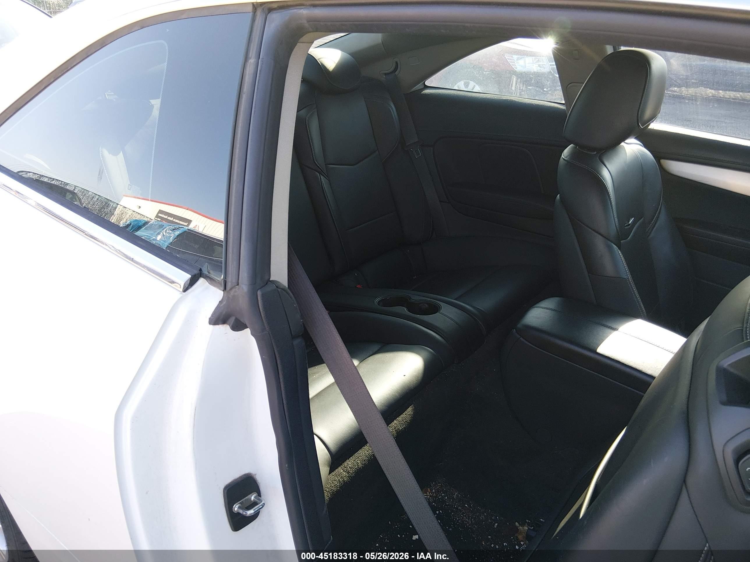 2015 Cadillac Ats Luxury White vin: 1G6AB1RX5F0114379