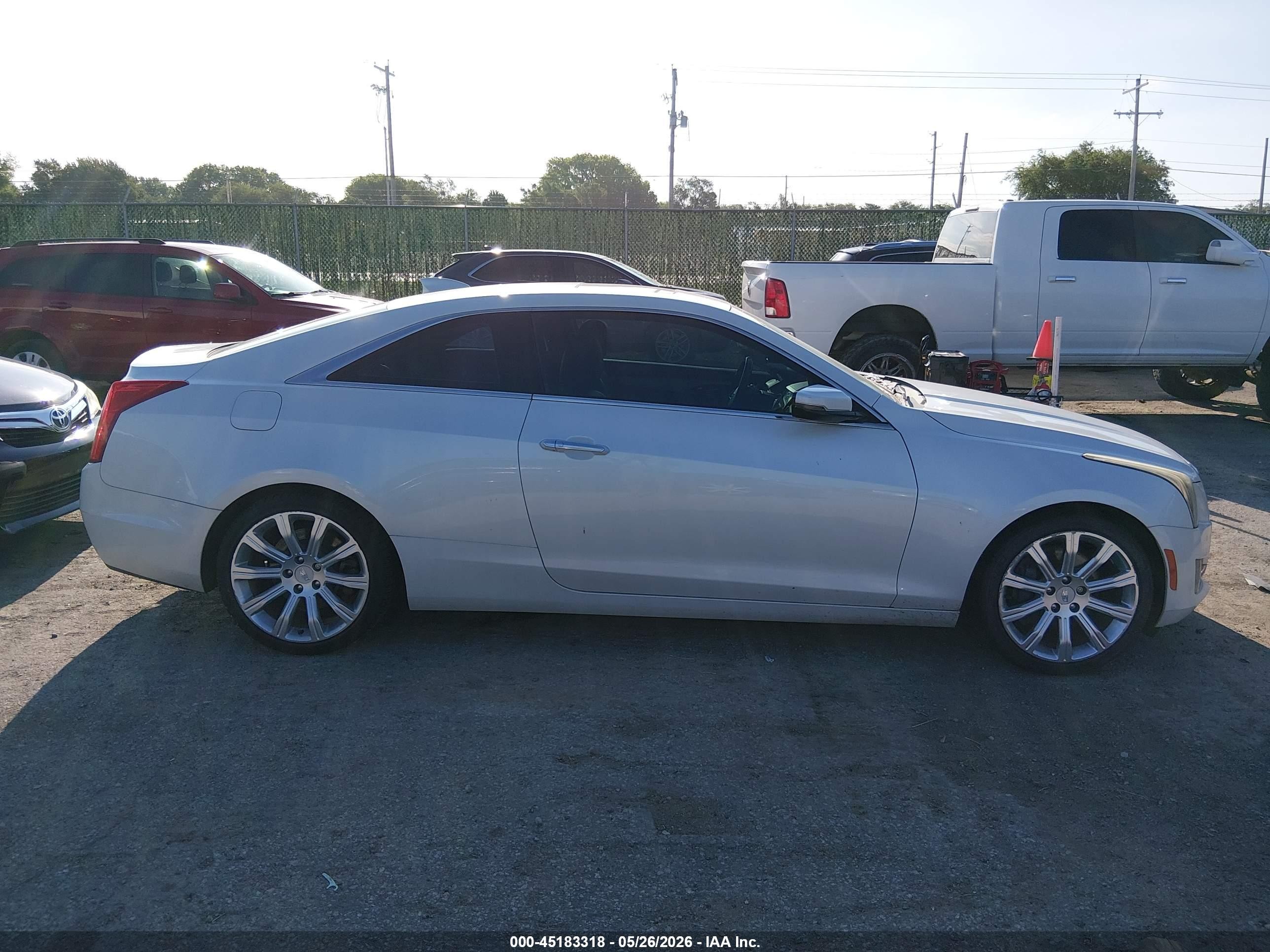 2015 Cadillac Ats Luxury White vin: 1G6AB1RX5F0114379