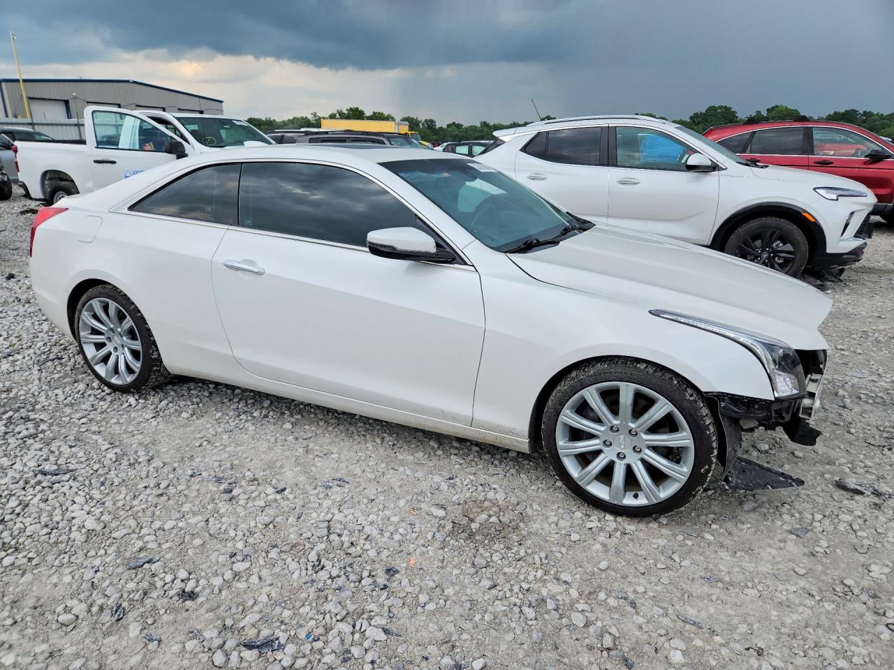 2015 Cadillac Ats Luxury White vin: 1G6AB1RX7F0125335