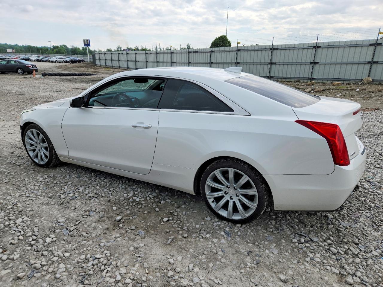 2015 Cadillac Ats Luxury White vin: 1G6AB1RX7F0125335