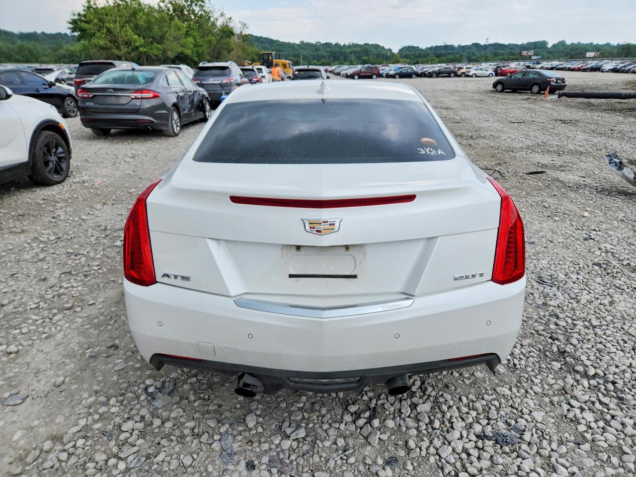 2015 Cadillac Ats Luxury White vin: 1G6AB1RX7F0125335