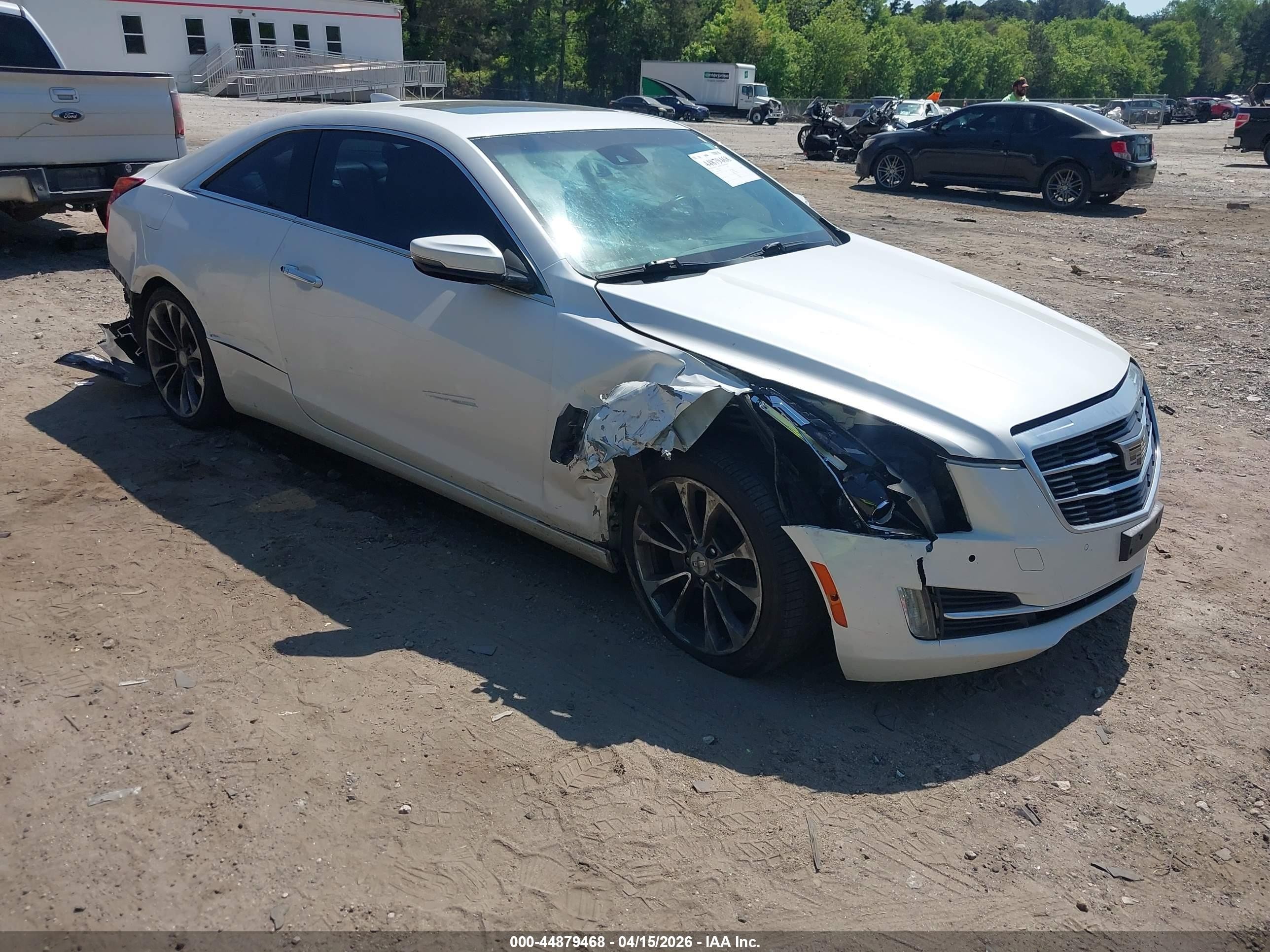 2015 Cadillac Ats Luxury White vin: 1G6AB1RX8F0127711