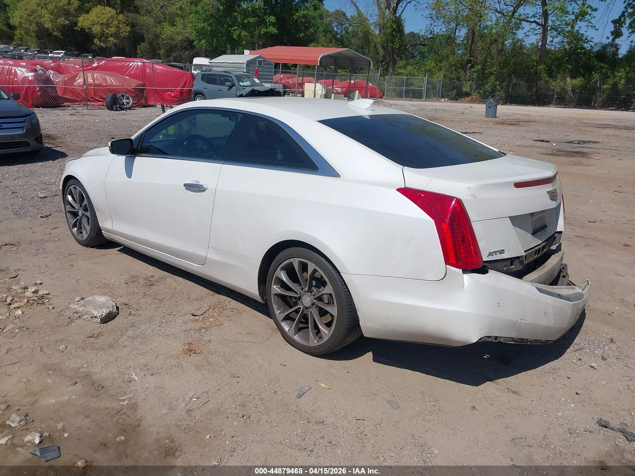 2015 Cadillac Ats Luxury White vin: 1G6AB1RX8F0127711