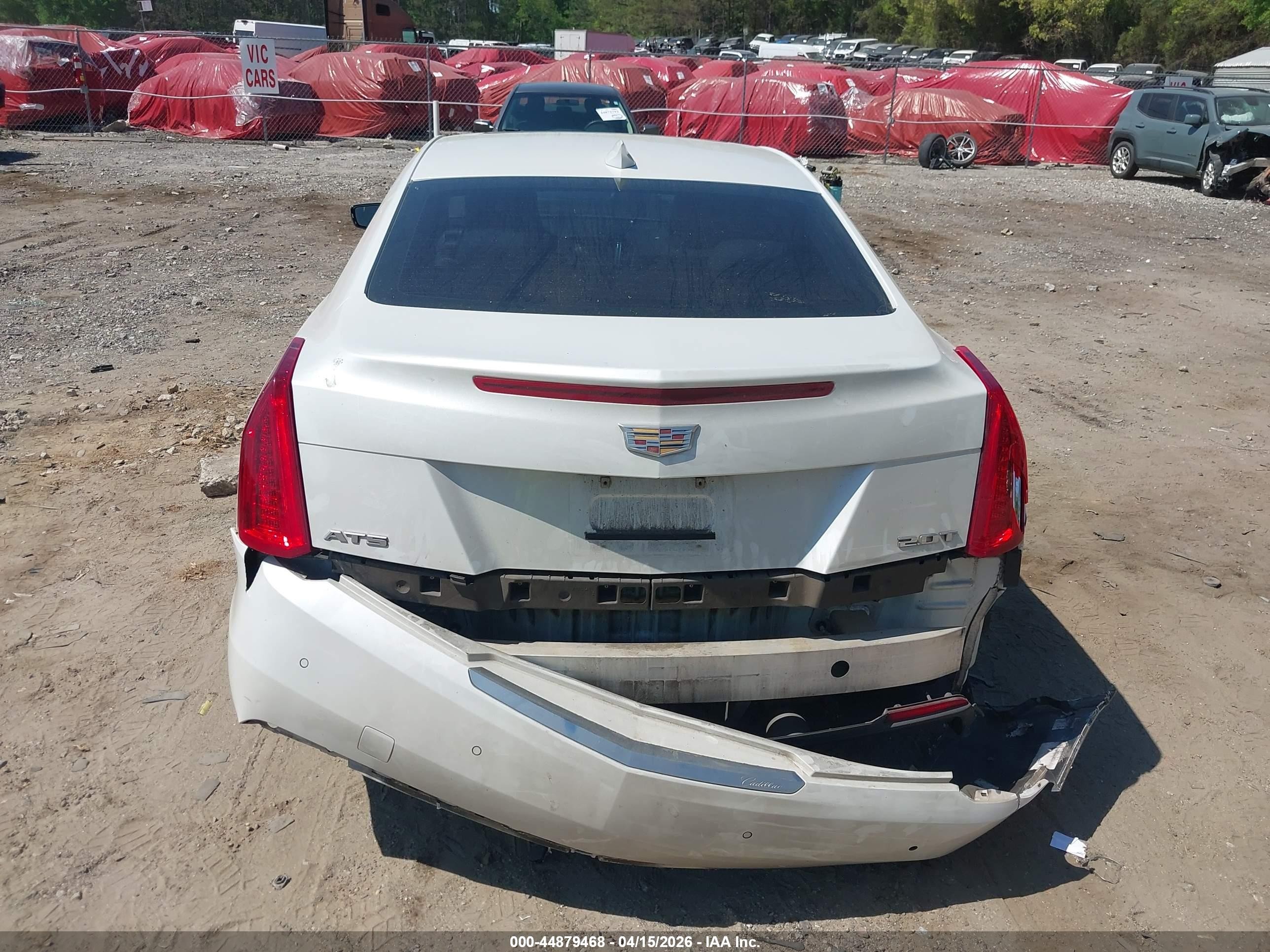 2015 Cadillac Ats Luxury White vin: 1G6AB1RX8F0127711