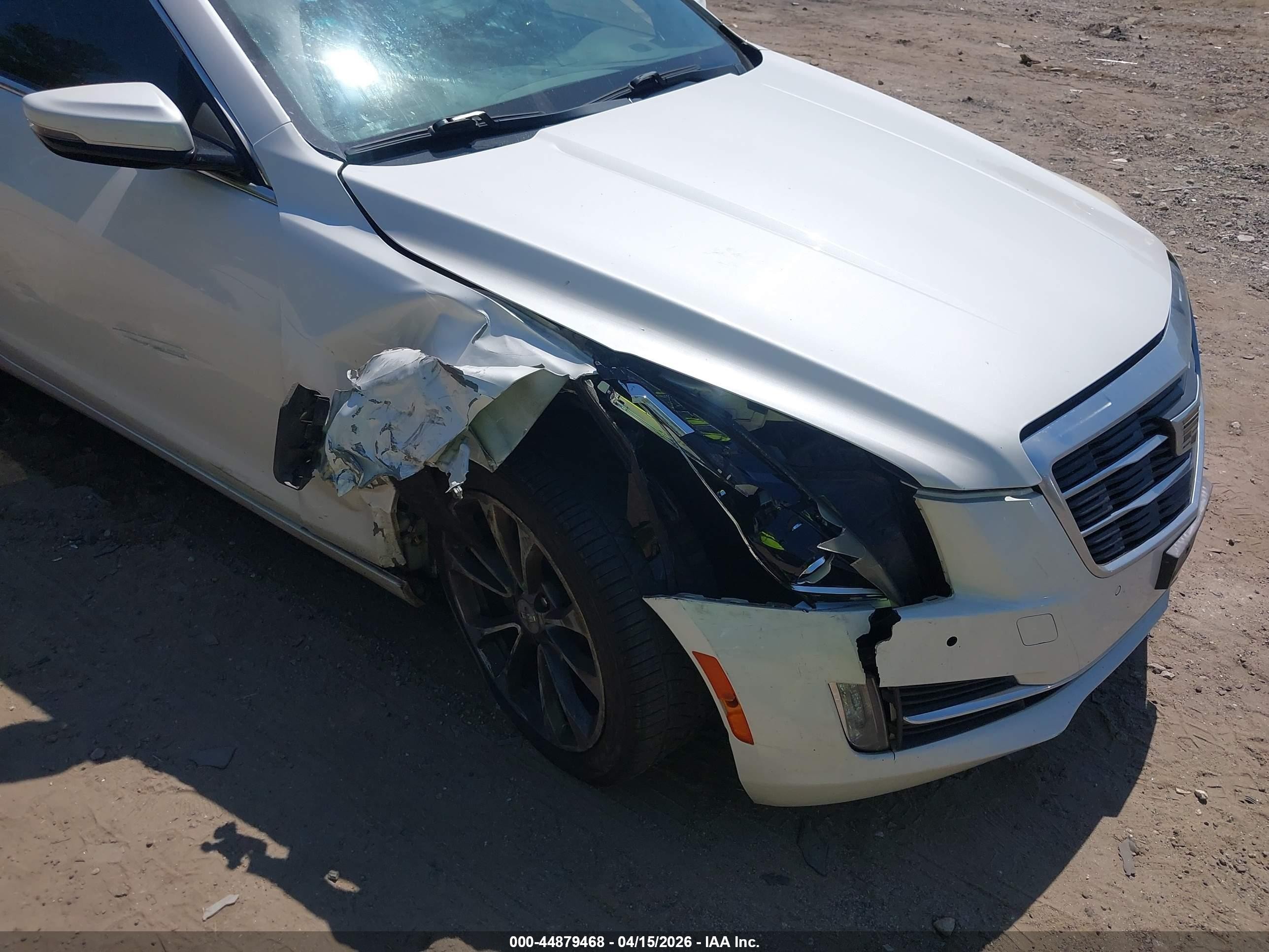 2015 Cadillac Ats Luxury White vin: 1G6AB1RX8F0127711
