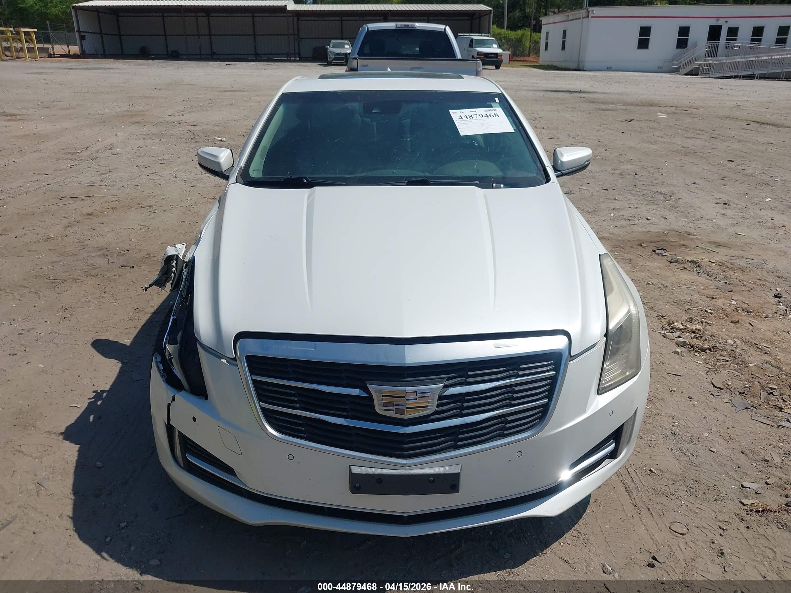 2015 Cadillac Ats Luxury White vin: 1G6AB1RX8F0127711