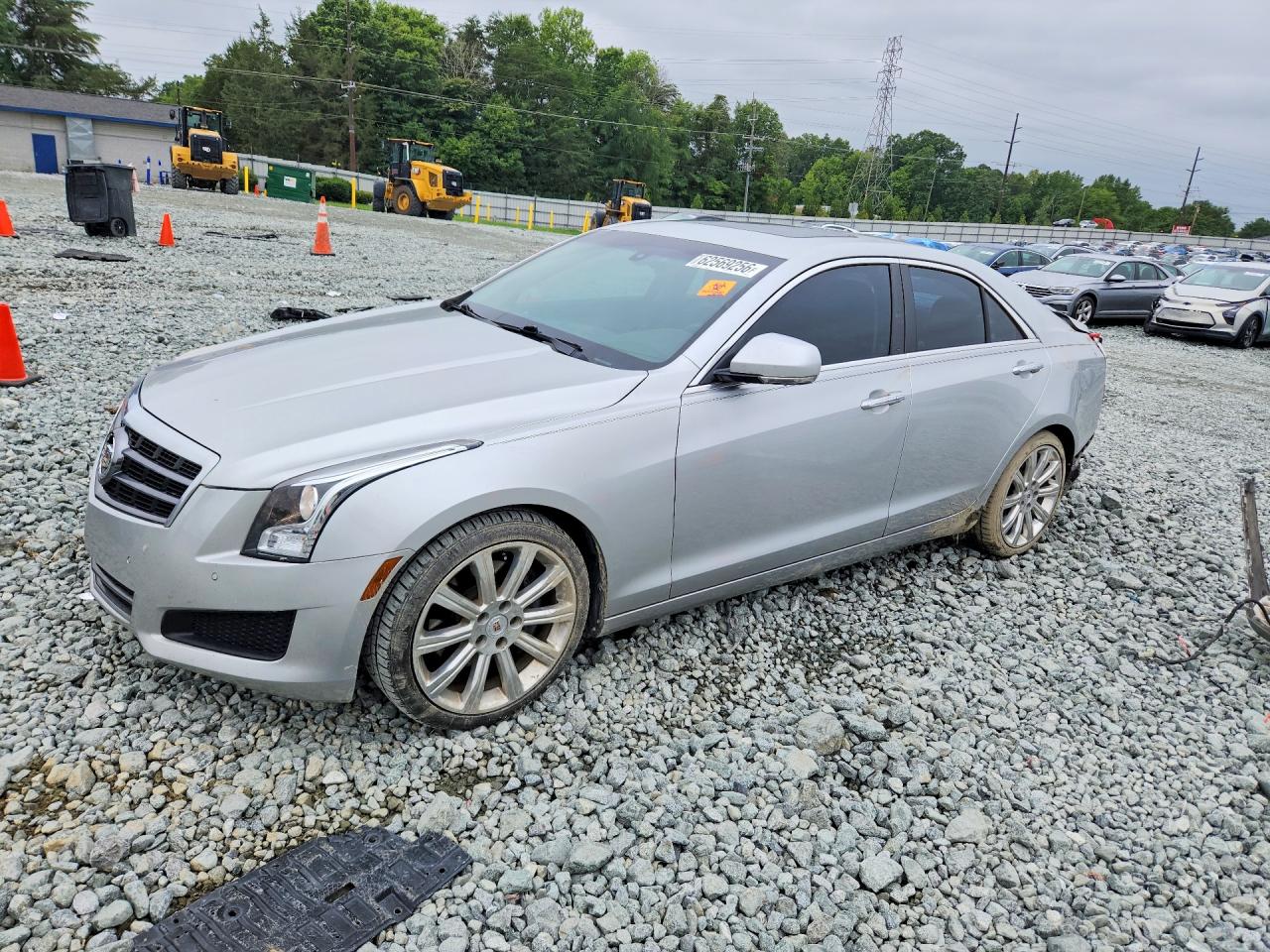 2014 Cadillac Ats Luxury Silver vin: 1G6AB5R36E0146406