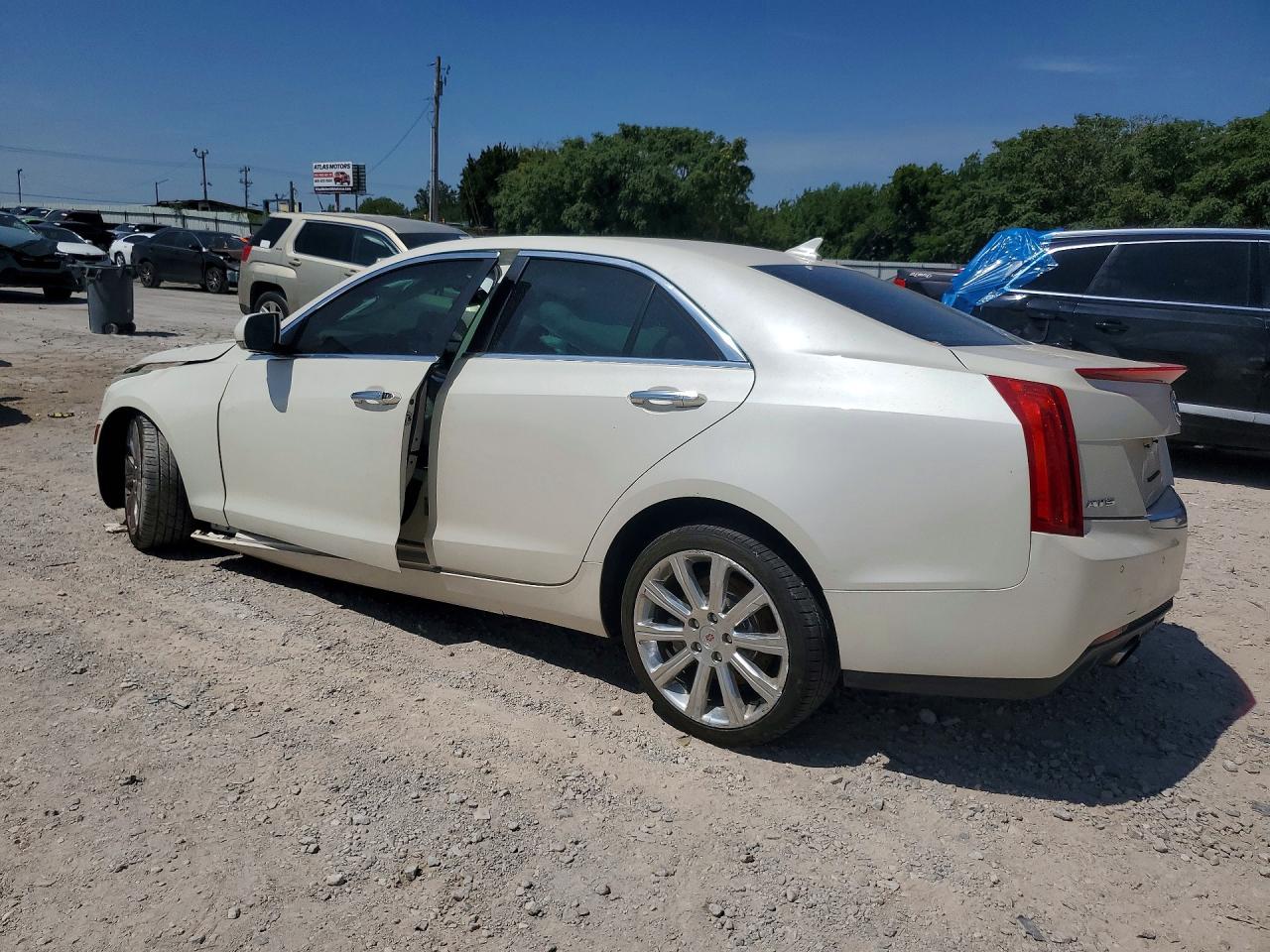 2014 Cadillac Ats Luxury White vin: 1G6AB5R38E0108675