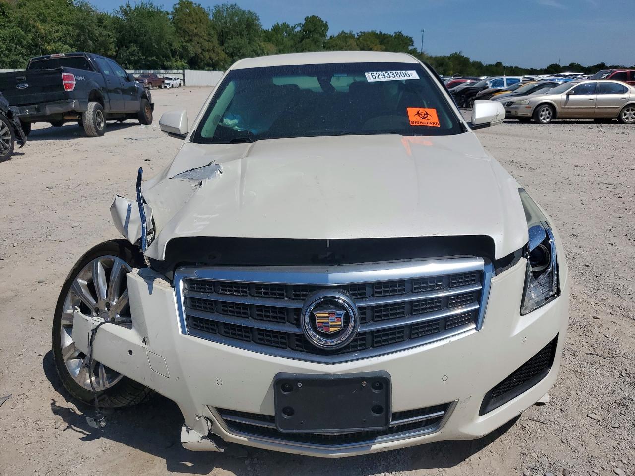 2014 Cadillac Ats Luxury White vin: 1G6AB5R38E0108675
