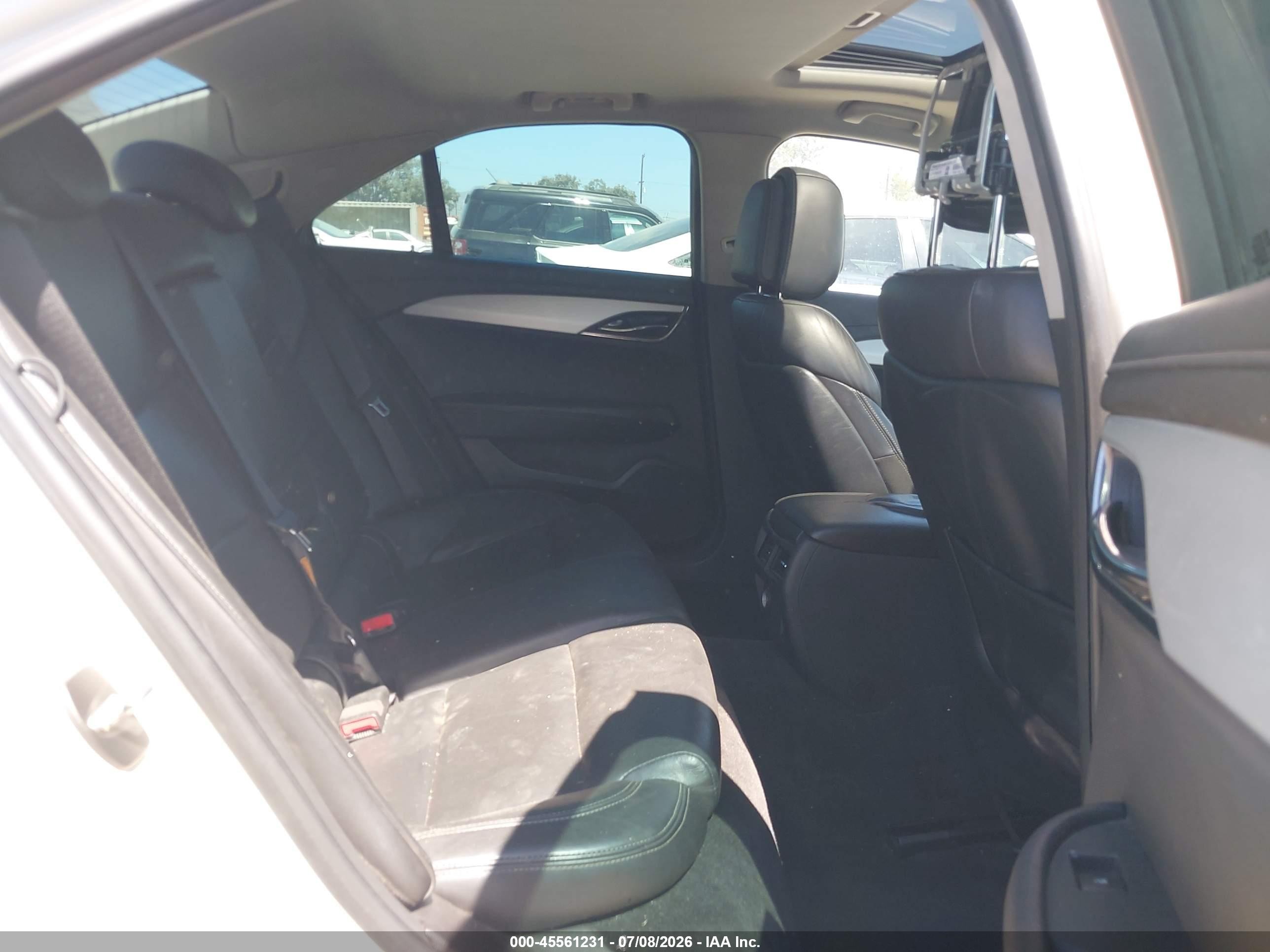 2014 Cadillac Ats Luxury White vin: 1G6AB5R3XE0101016
