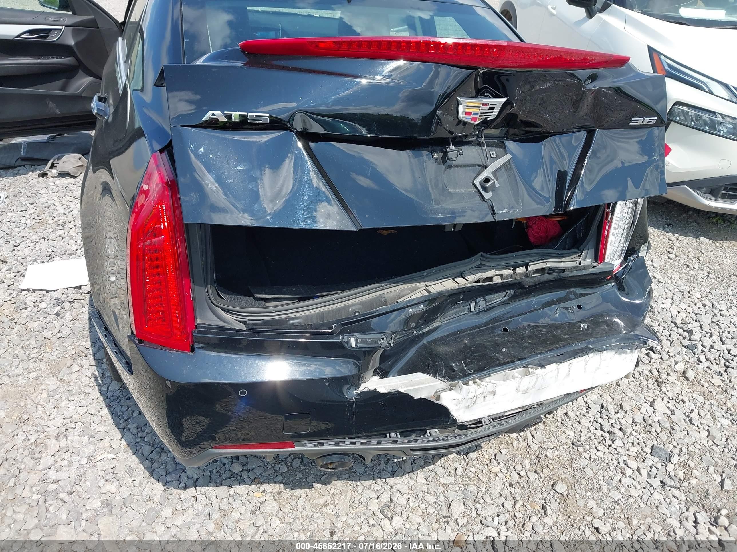 2015 Cadillac Ats Luxury Black vin: 1G6AB5R3XF0128198