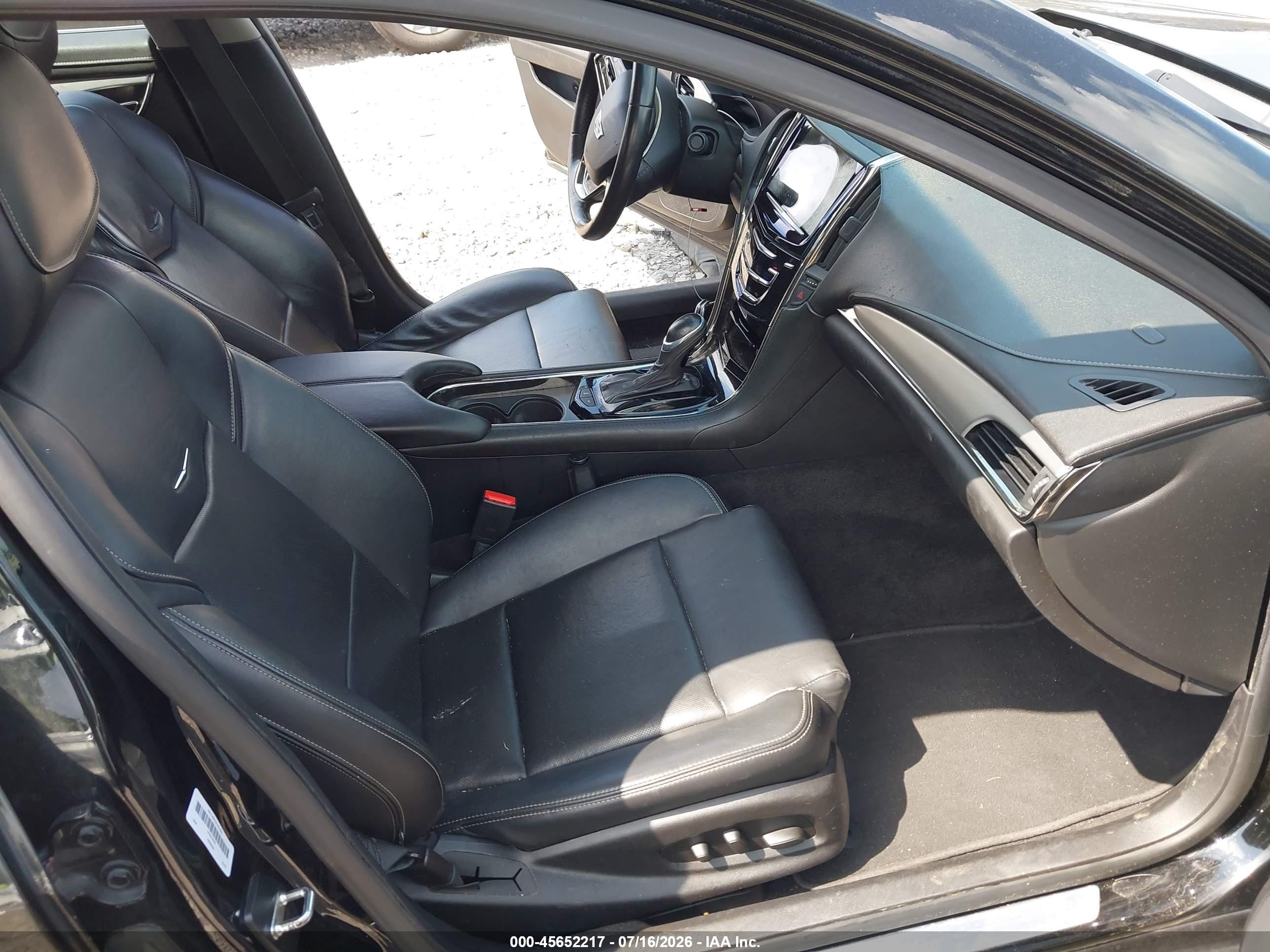 2015 Cadillac Ats Luxury Black vin: 1G6AB5R3XF0128198