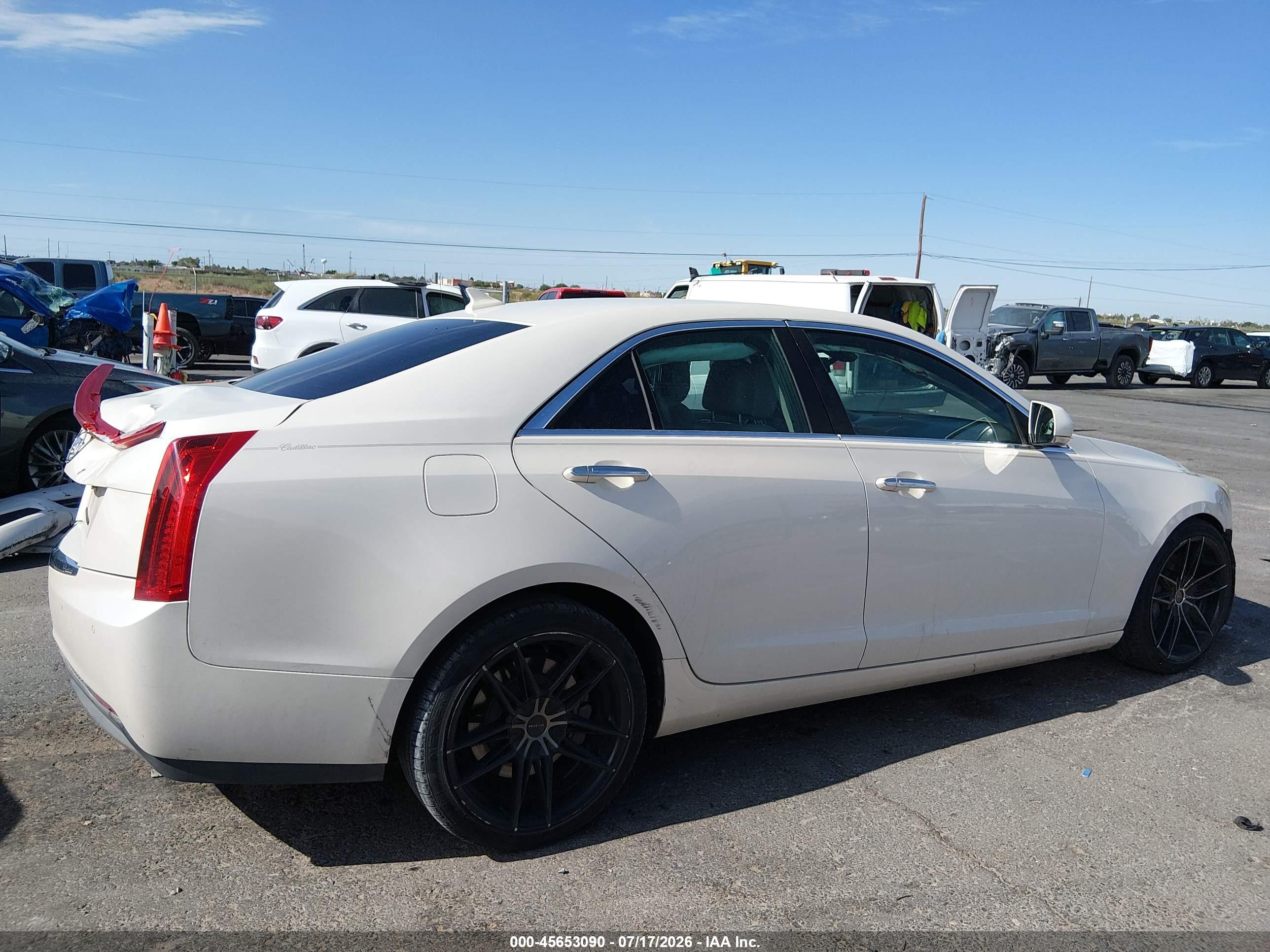 2013 Cadillac Ats Luxury White vin: 1G6AB5RA0D0120266