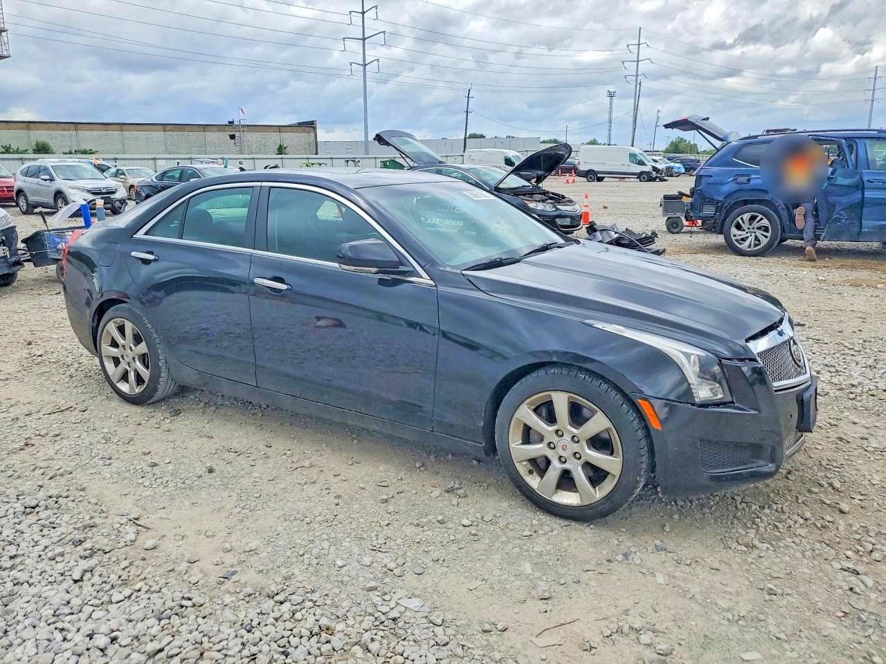 2013 Cadillac Ats Luxury Black vin: 1G6AB5RA0D0122907