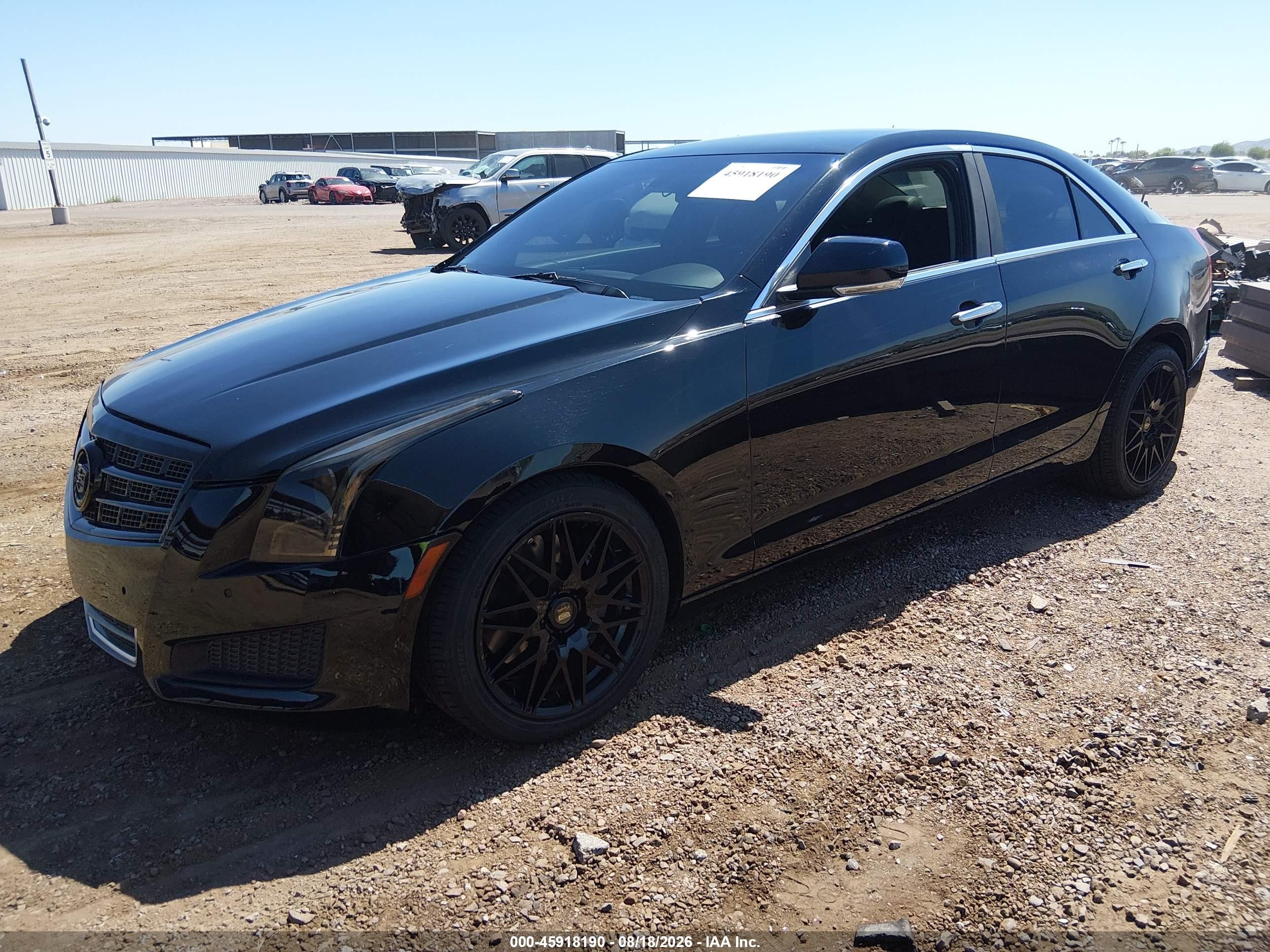 2013 Cadillac Ats Luxury Black vin: 1G6AB5RA0D0133163
