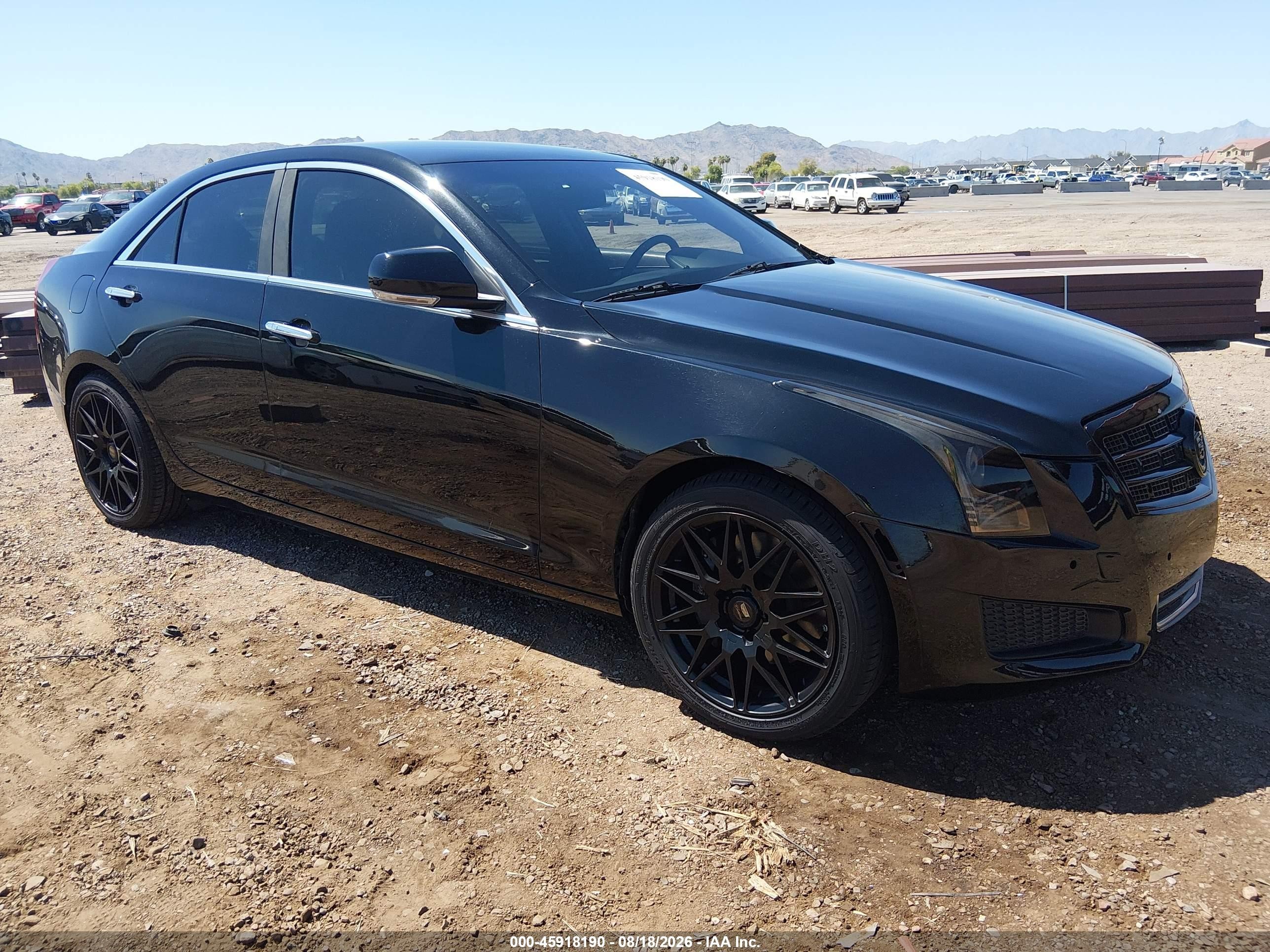 2013 Cadillac Ats Luxury Черный vin: 1G6AB5RA0D0133163
