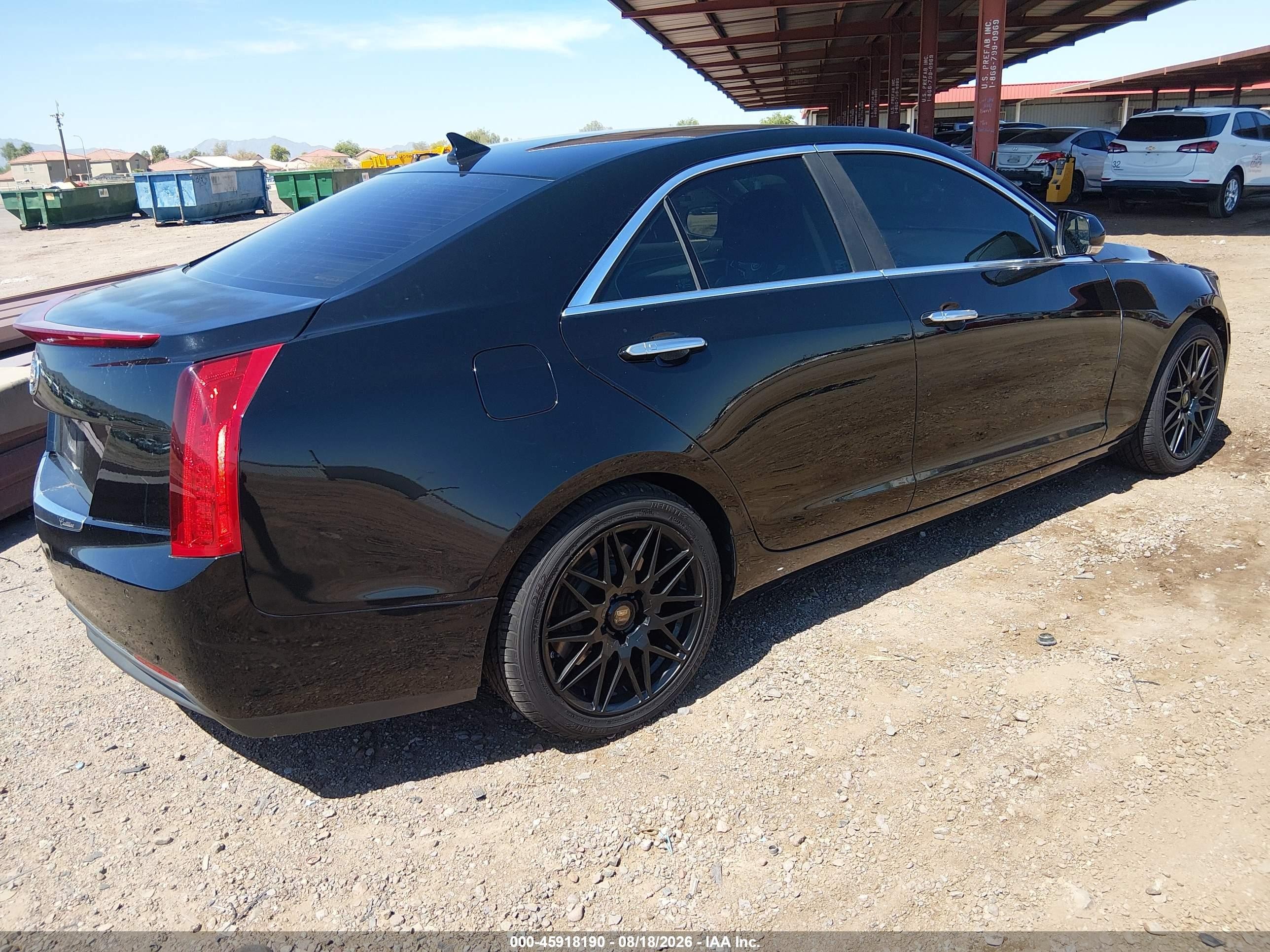 2013 Cadillac Ats Luxury Black vin: 1G6AB5RA0D0133163