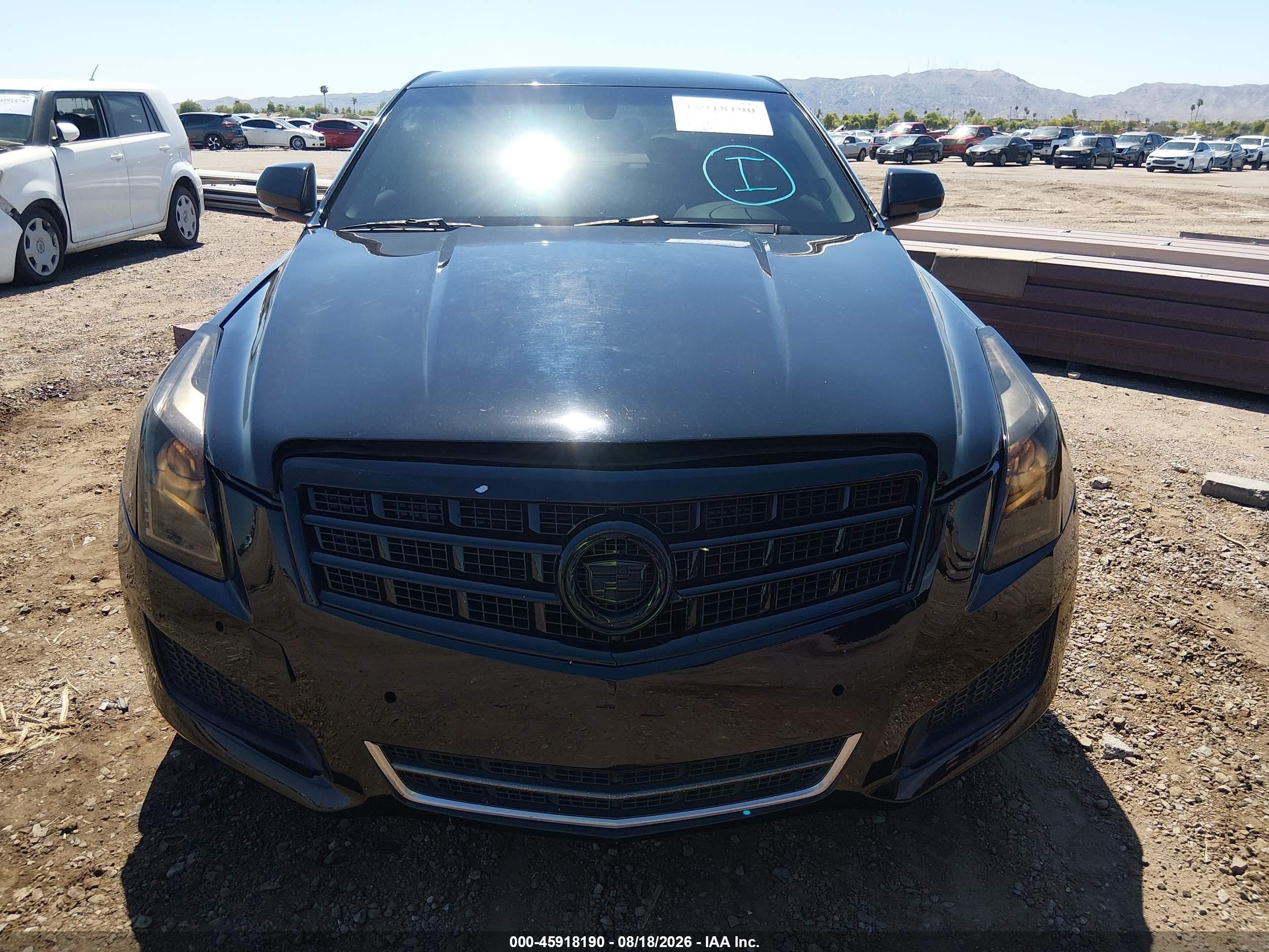 2013 Cadillac Ats Luxury Black vin: 1G6AB5RA0D0133163