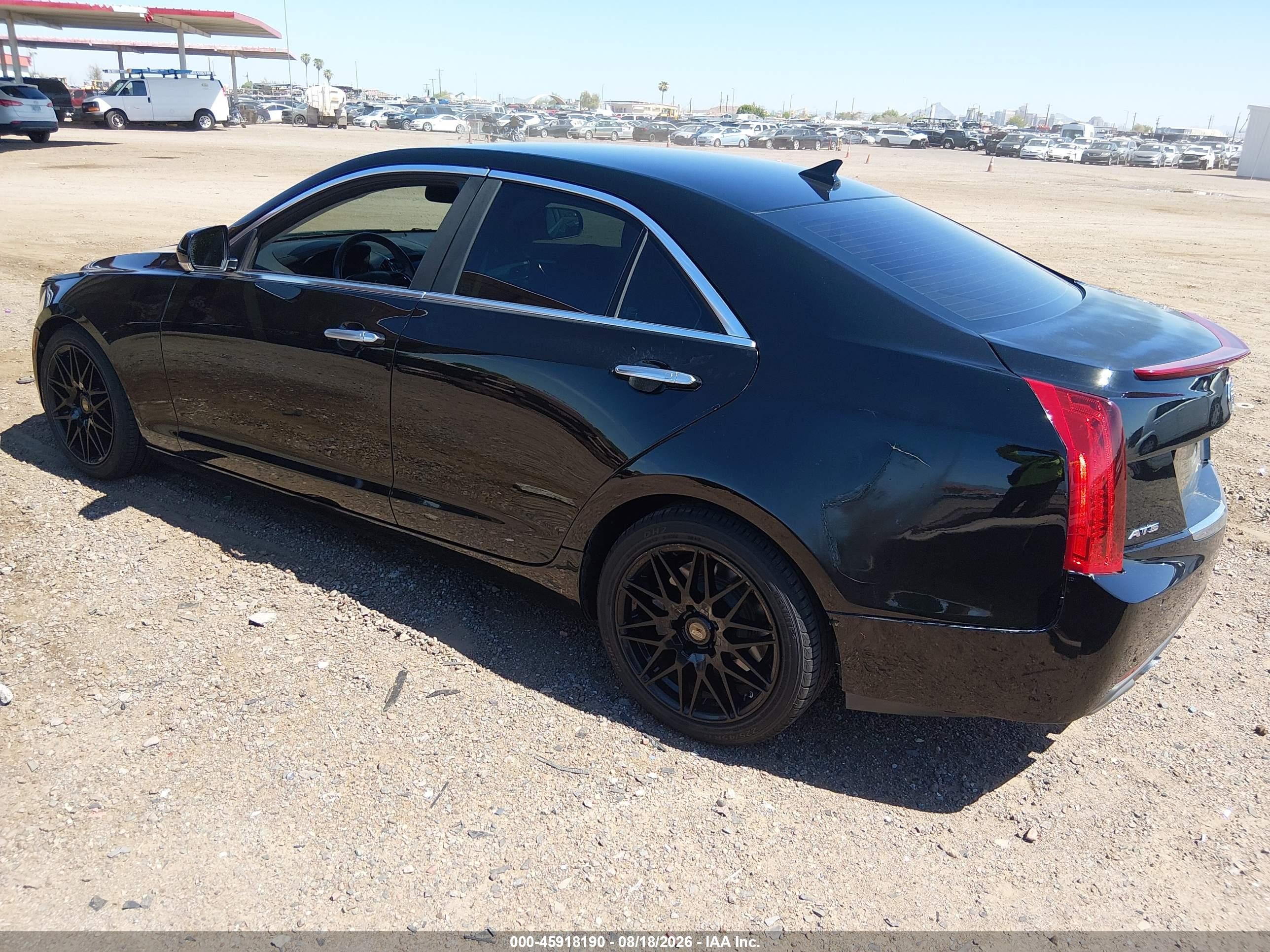 2013 Cadillac Ats Luxury Black vin: 1G6AB5RA0D0133163