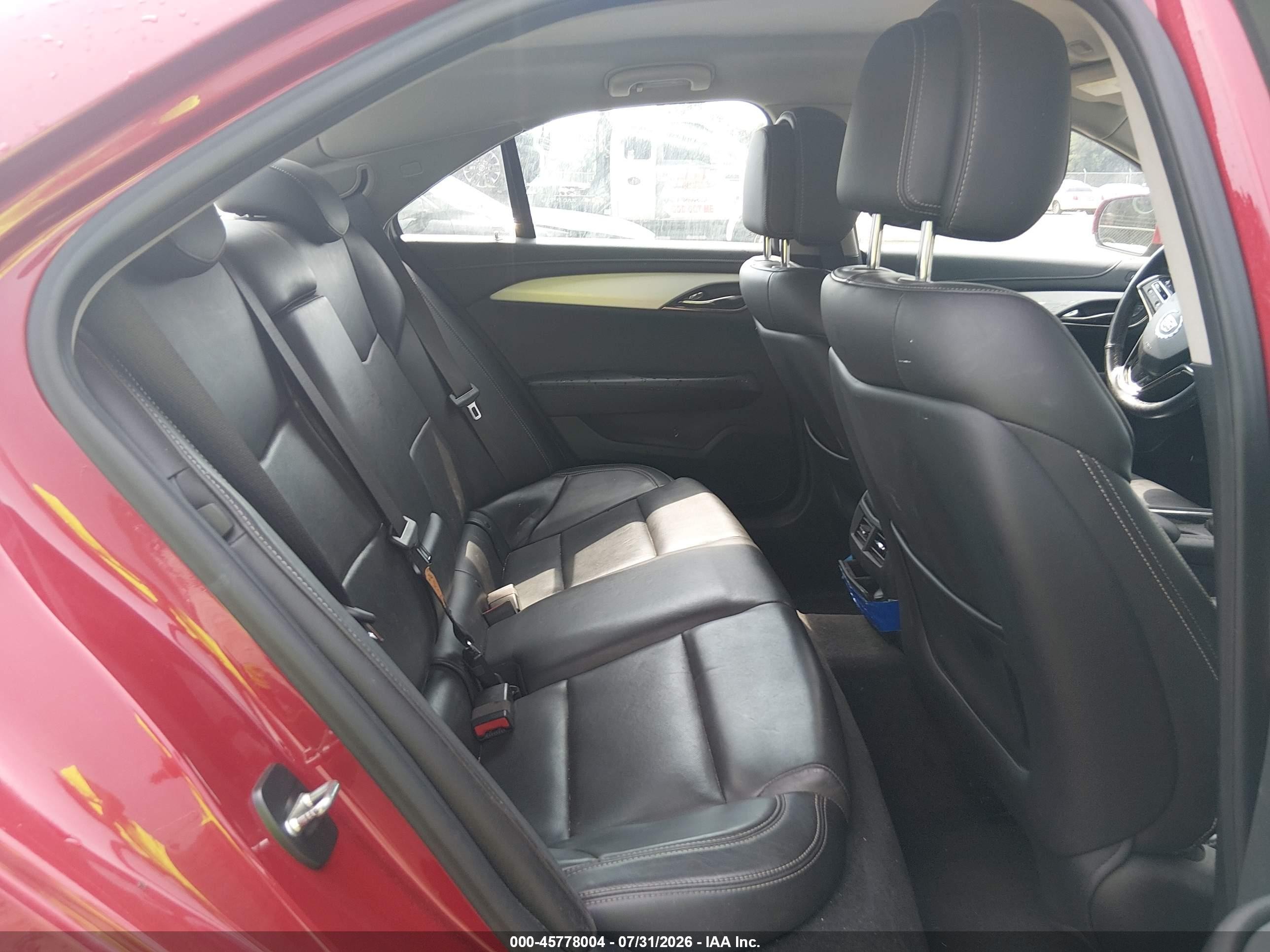 2013 Cadillac Ats Luxury Red vin: 1G6AB5RA0D0162663