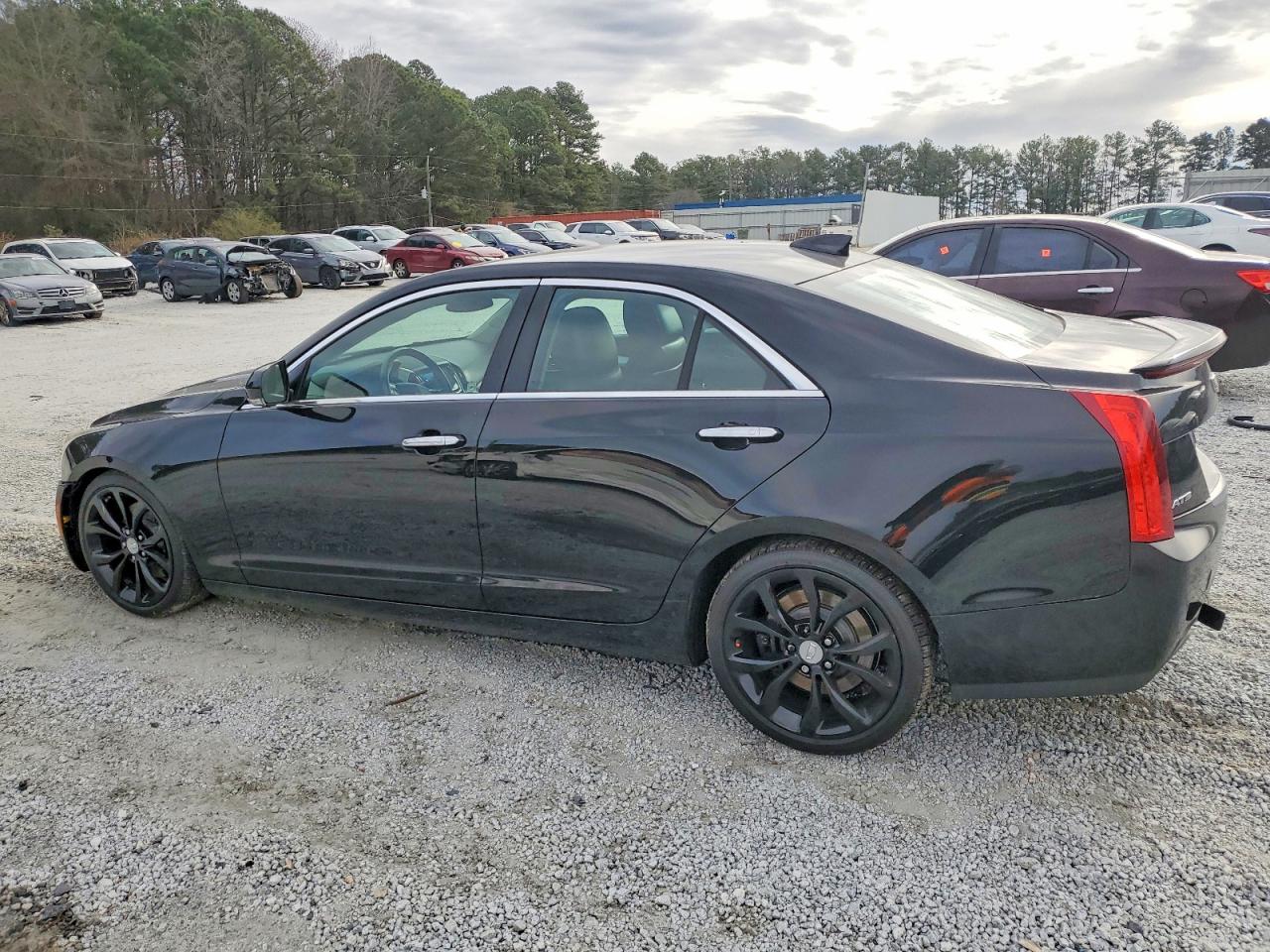 2015 Cadillac Ats Luxury Black vin: 1G6AB5RA0F0125275