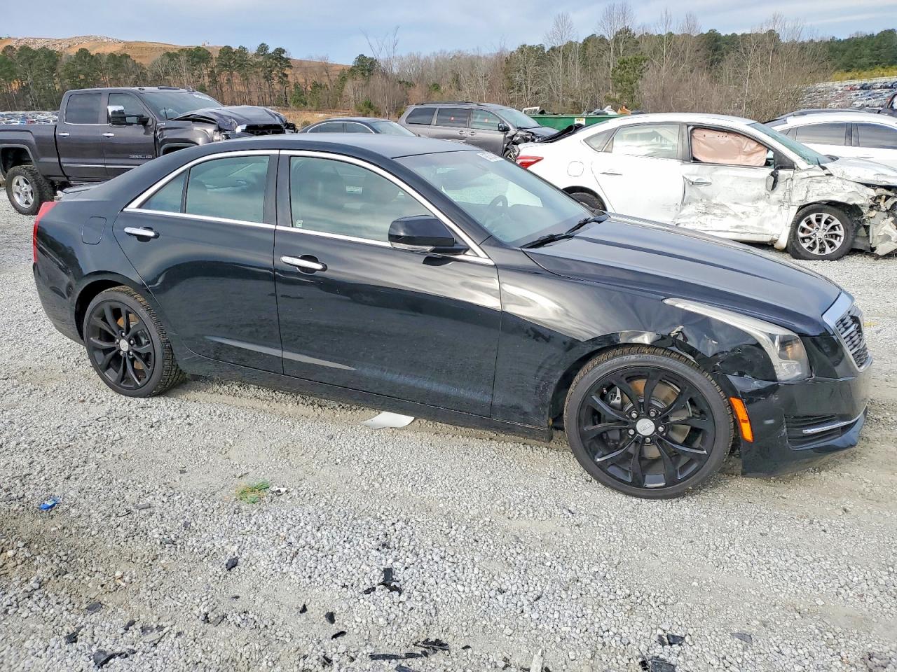 2015 Cadillac Ats Luxury Black vin: 1G6AB5RA0F0125275