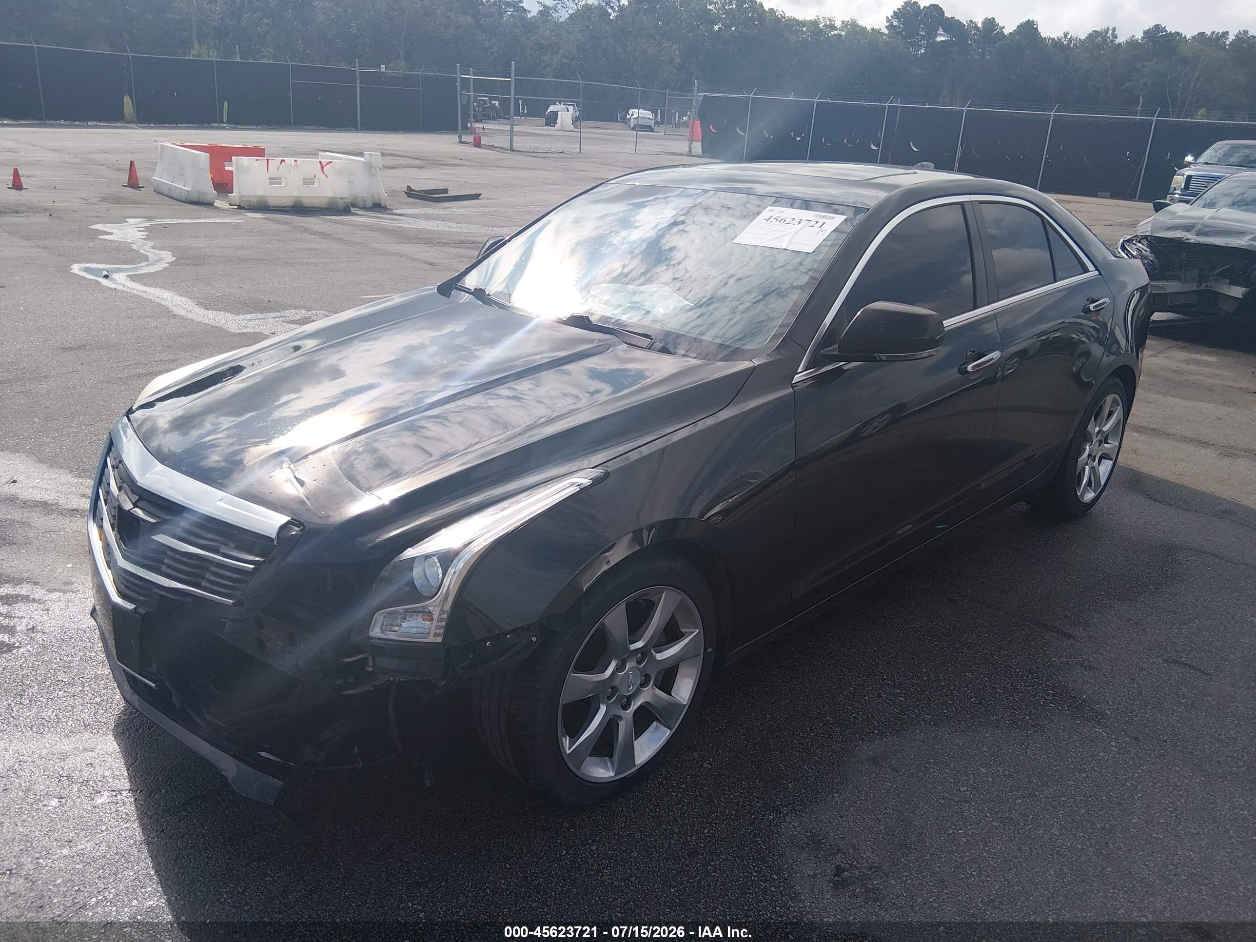 2015 Cadillac Ats Luxury Black vin: 1G6AB5RA0F0136471