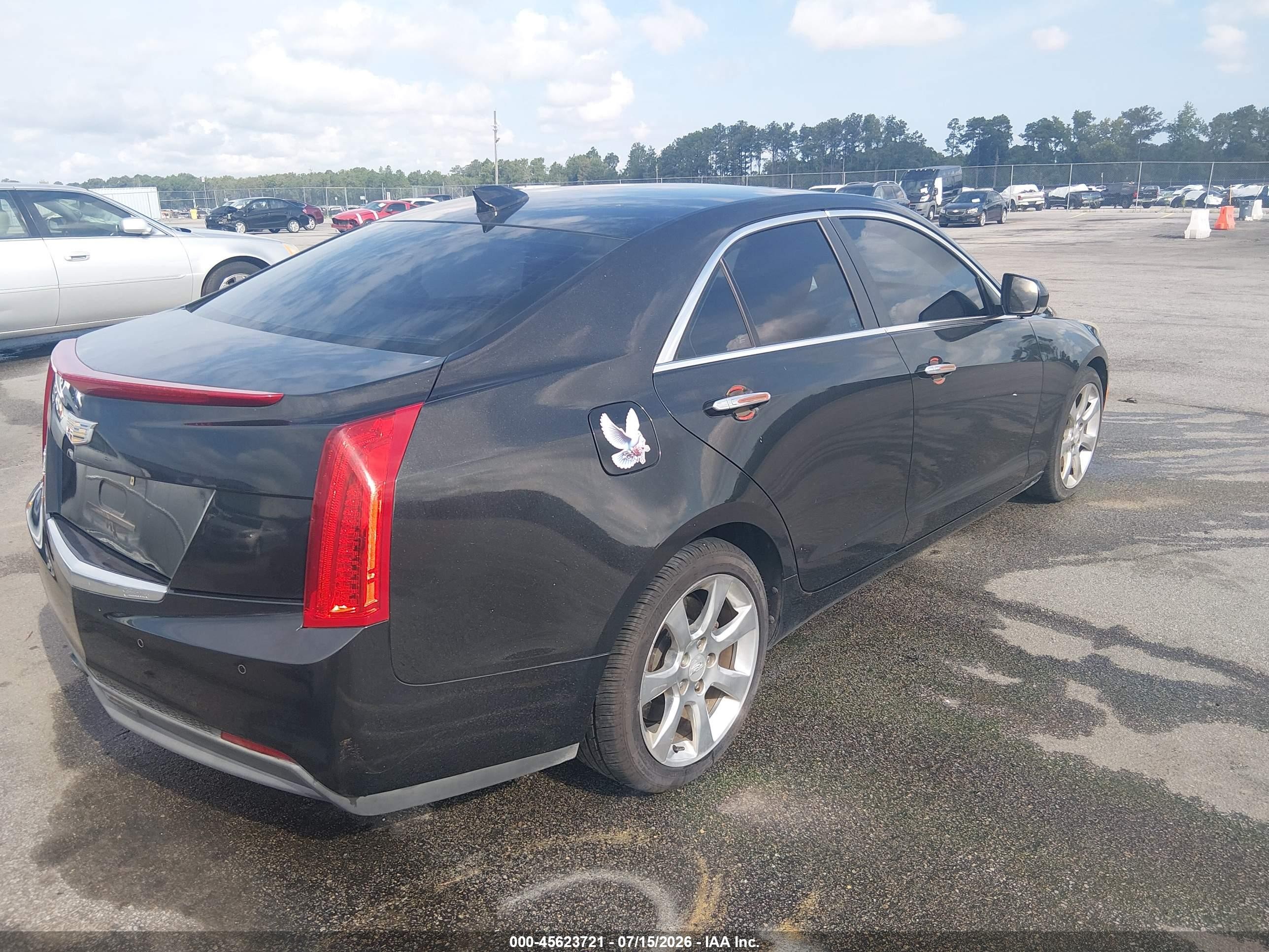 2015 Cadillac Ats Luxury Black vin: 1G6AB5RA0F0136471