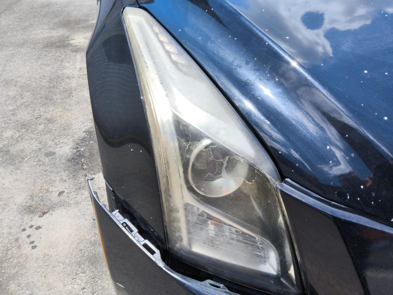 2013 Cadillac Ats Luxury Black vin: 1G6AB5RA1D0177561 Damage: Right Head Lamp, Faded, Repair Required