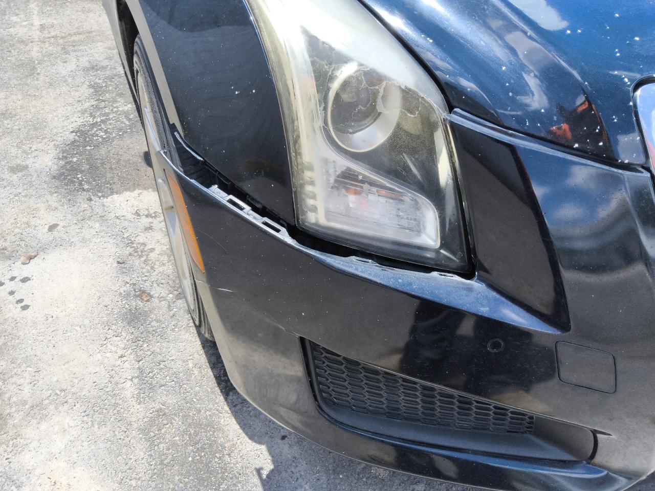 2013 Cadillac Ats Luxury Black vin: 1G6AB5RA1D0177561 Damage: Front Bumper, Broken, Replacement Required