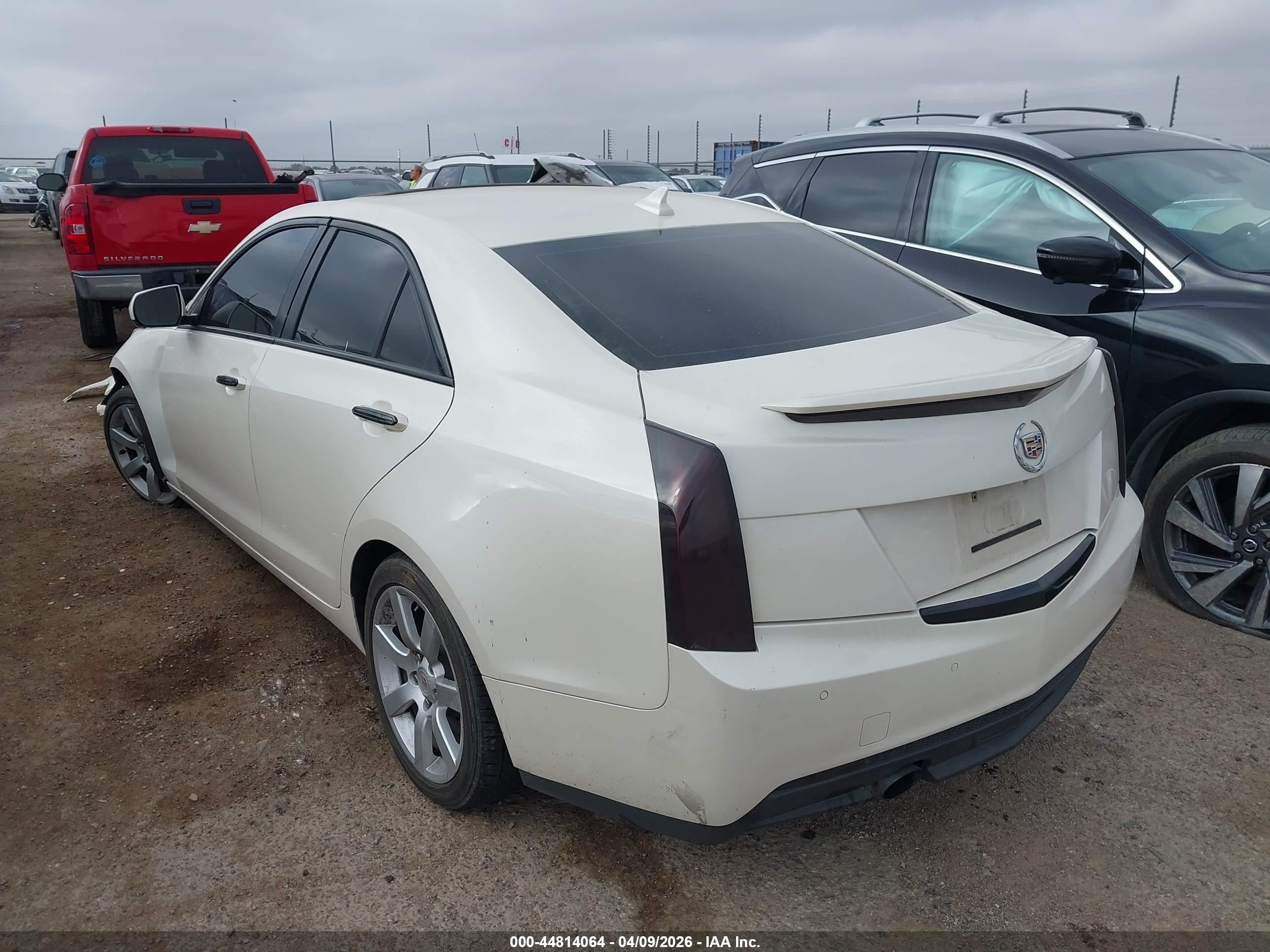 2013 Cadillac Ats Luxury White vin: 1G6AB5RA1D0177575