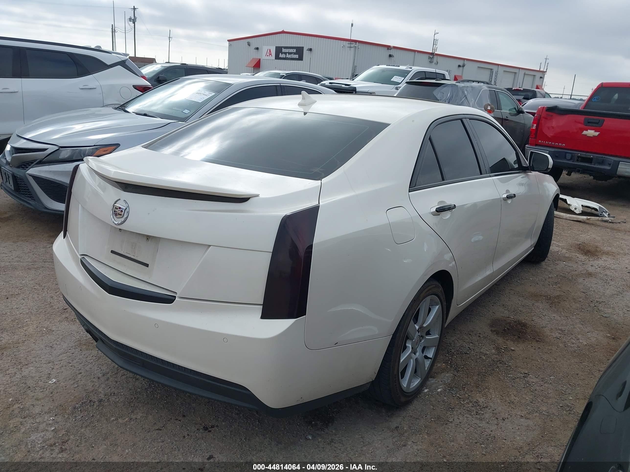 2013 Cadillac Ats Luxury White vin: 1G6AB5RA1D0177575