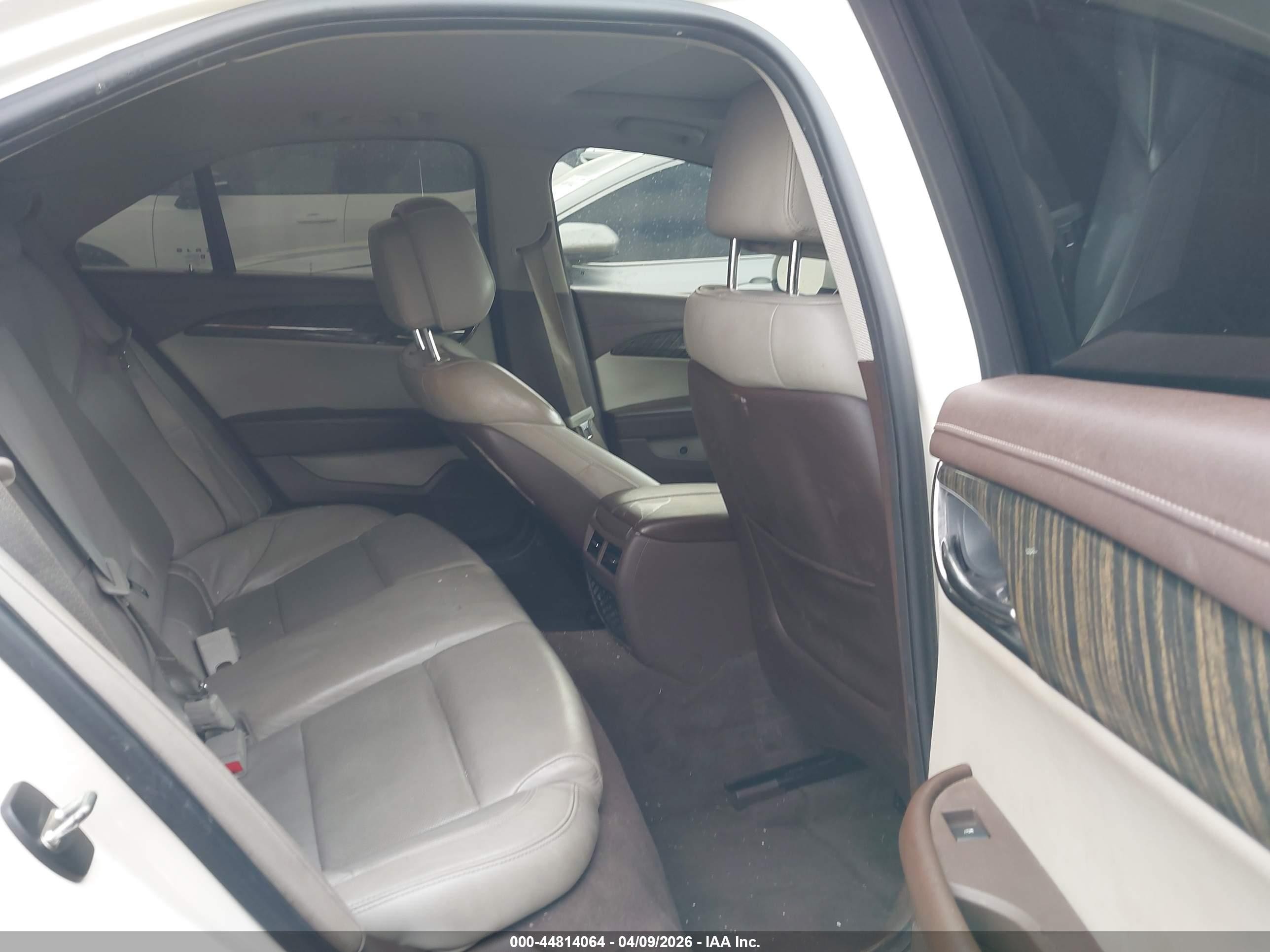 2013 Cadillac Ats Luxury White vin: 1G6AB5RA1D0177575