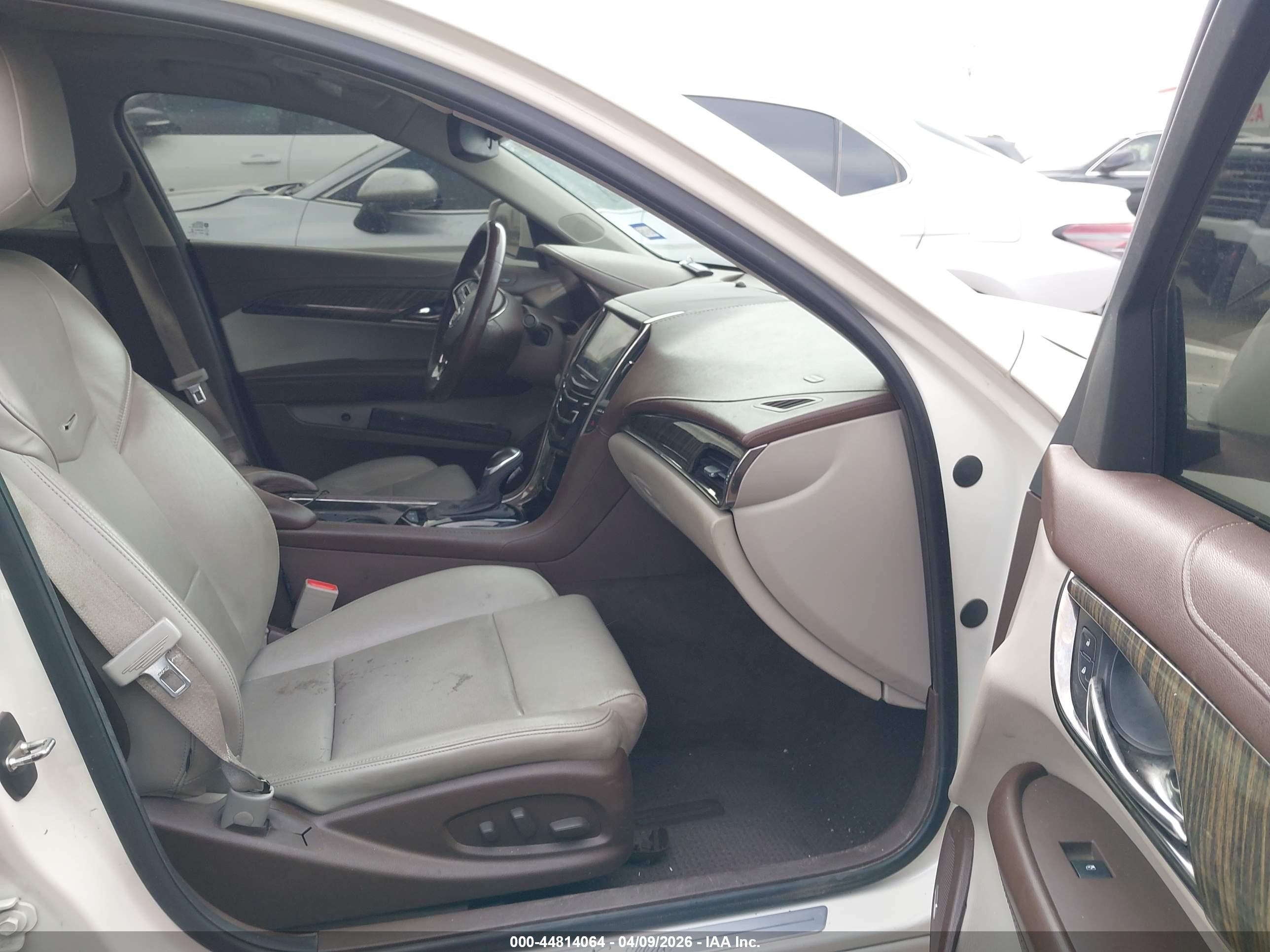 2013 Cadillac Ats Luxury White vin: 1G6AB5RA1D0177575