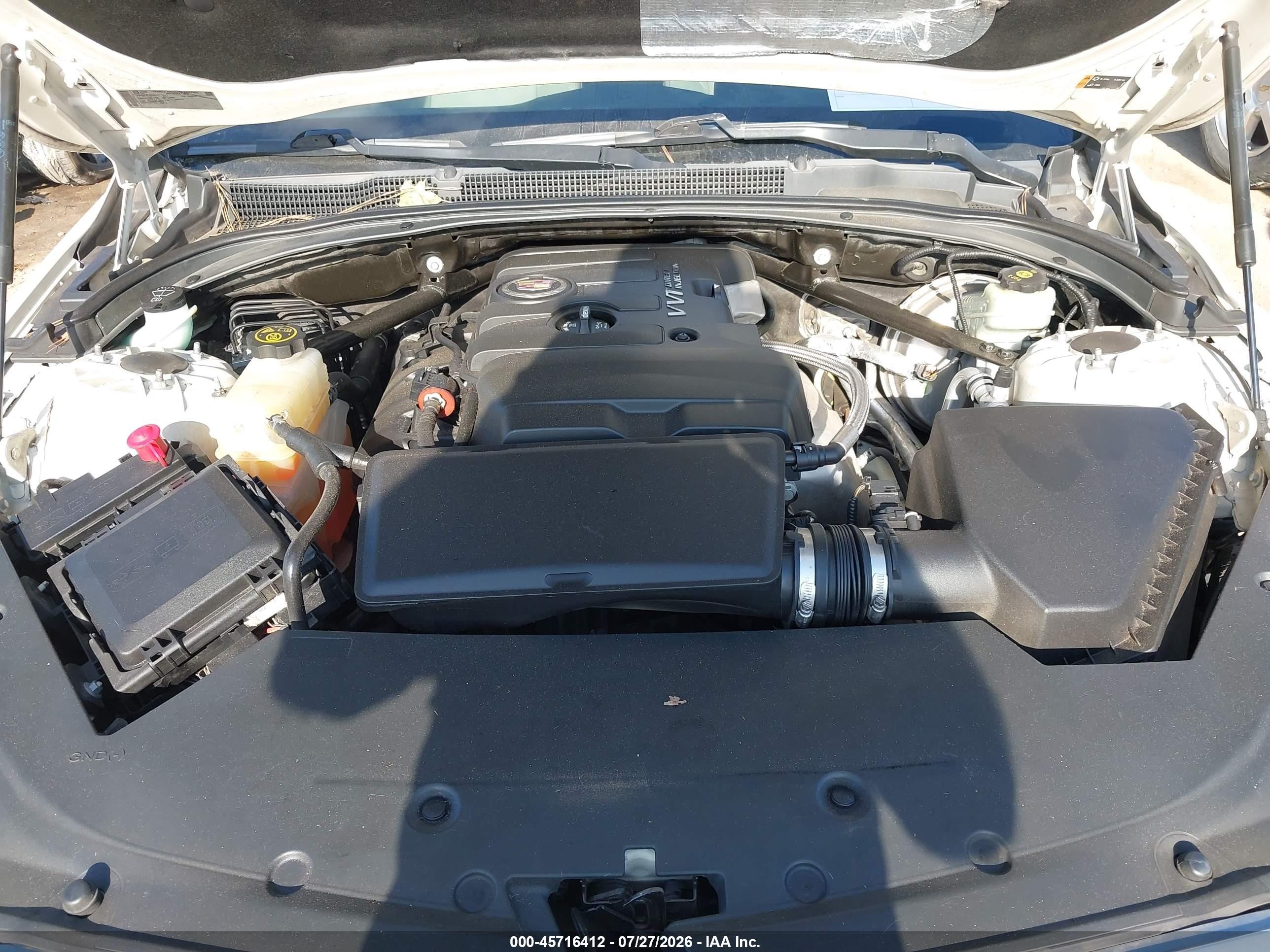 2014 Cadillac Ats Luxury White vin: 1G6AB5RA1E0155058