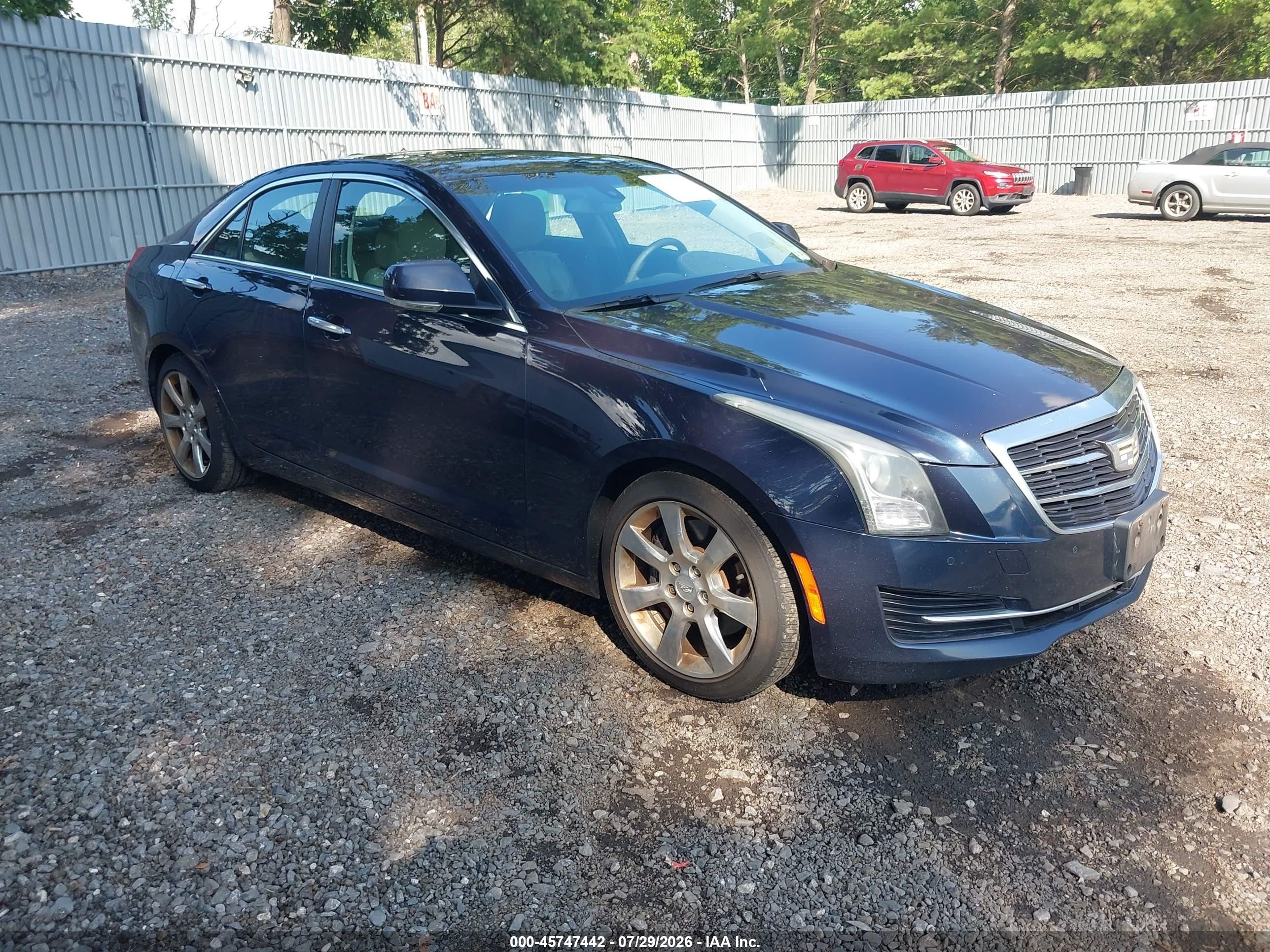 2015 Cadillac Ats Luxury Синий vin: 1G6AB5RA1F0111319